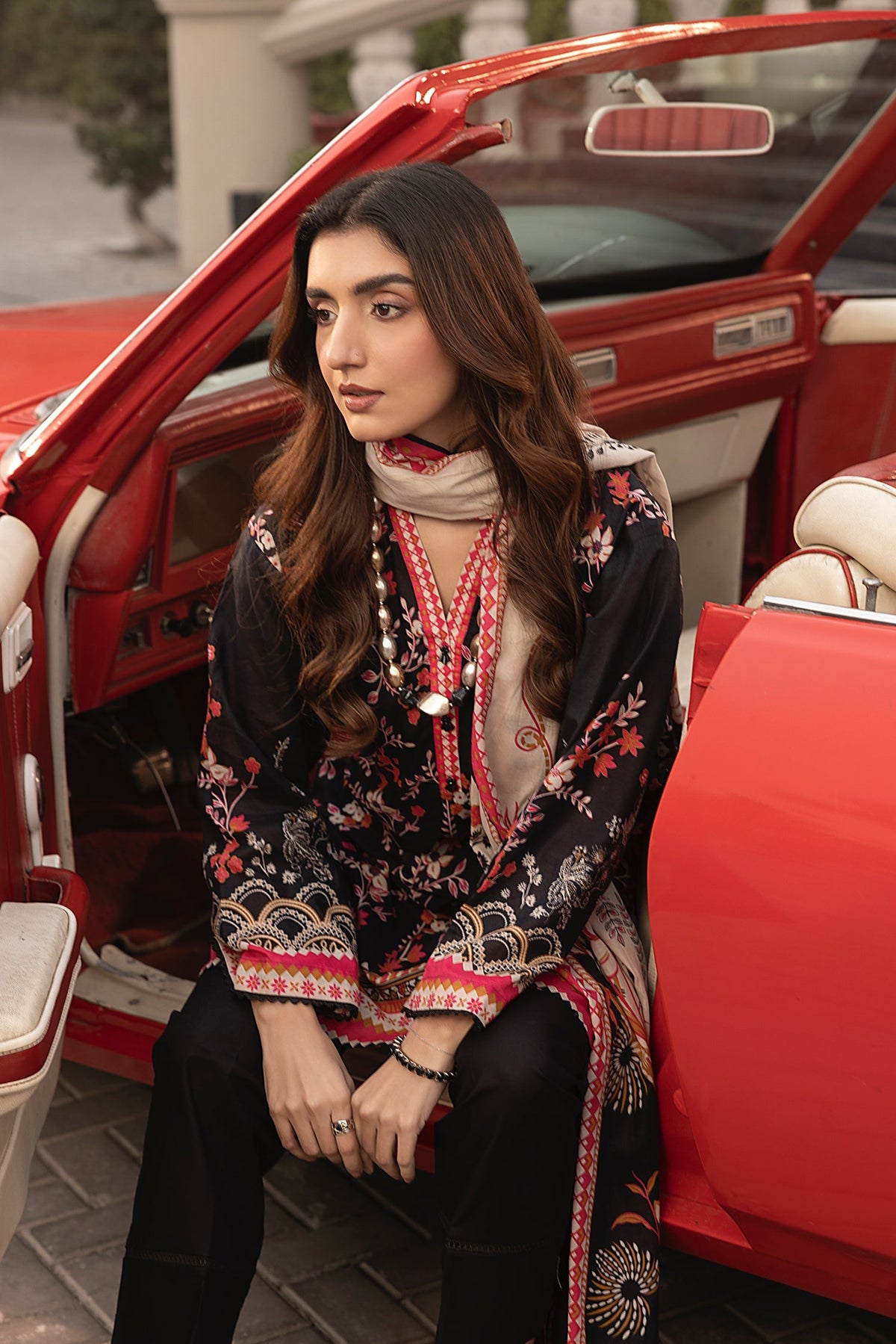 LSM | Embroidered and Printed Lawn | LG-RL-0167 by LSM - Designer Dress - Type: Ladies Clothes - Available at Libayah - 100% Original