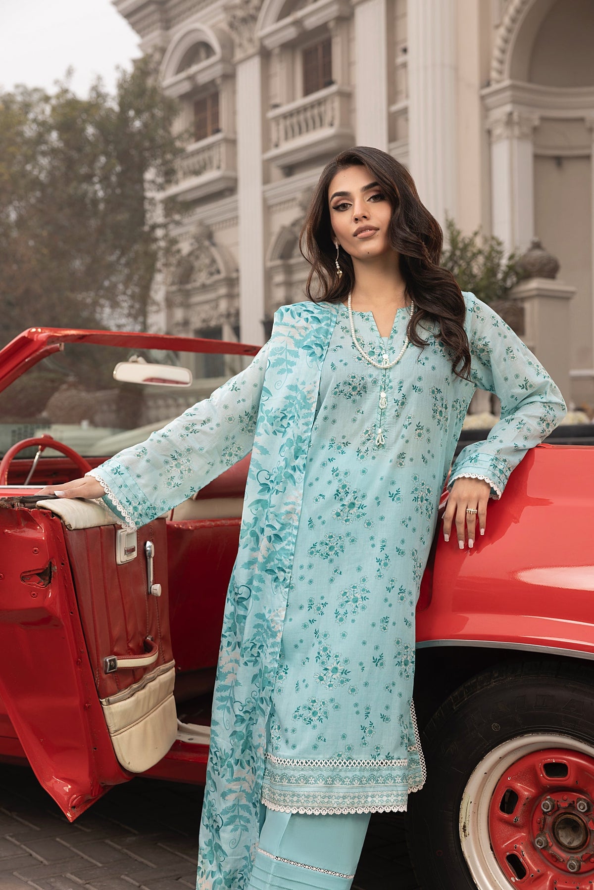 LSM | Embroidered and Printed Lawn | LG-MM-0263 by LSM - Designer Dress - Type: Ladies Clothes - Available at Libayah - 100% Original