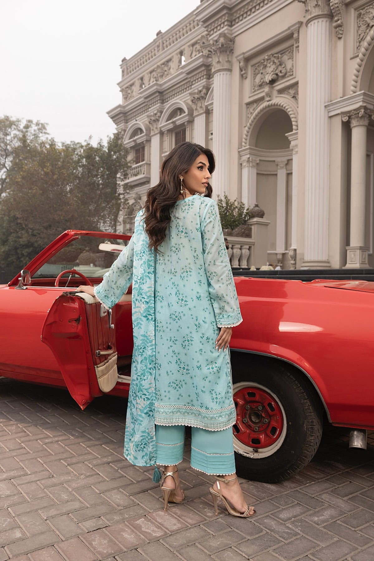 LSM | Embroidered and Printed Lawn | LG-MM-0263 by LSM - Designer Dress - Type: Ladies Clothes - Available at Libayah - 100% Original