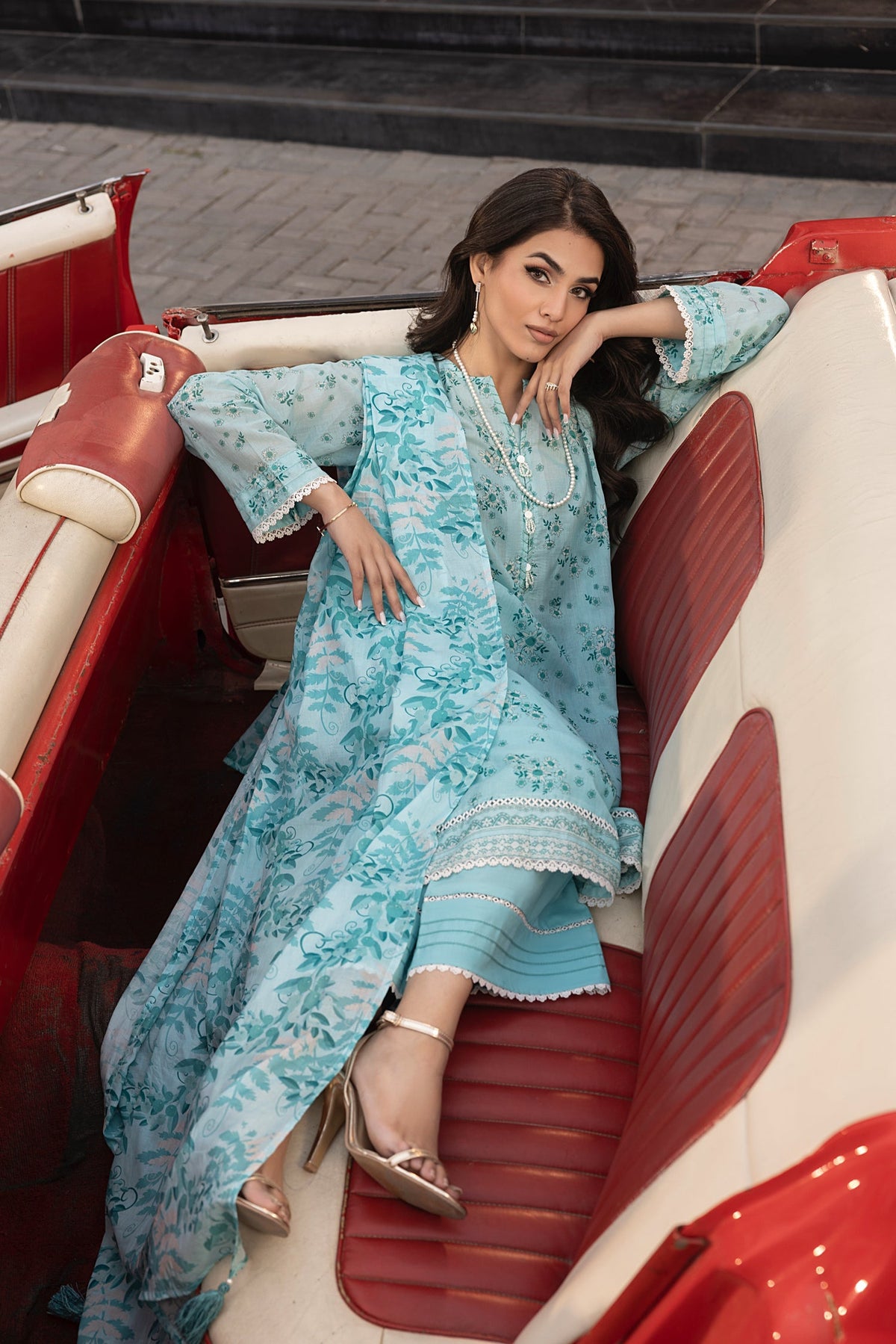 LSM | Embroidered and Printed Lawn | LG-MM-0263 by LSM - Designer Dress - Type: Ladies Clothes - Available at Libayah - 100% Original
