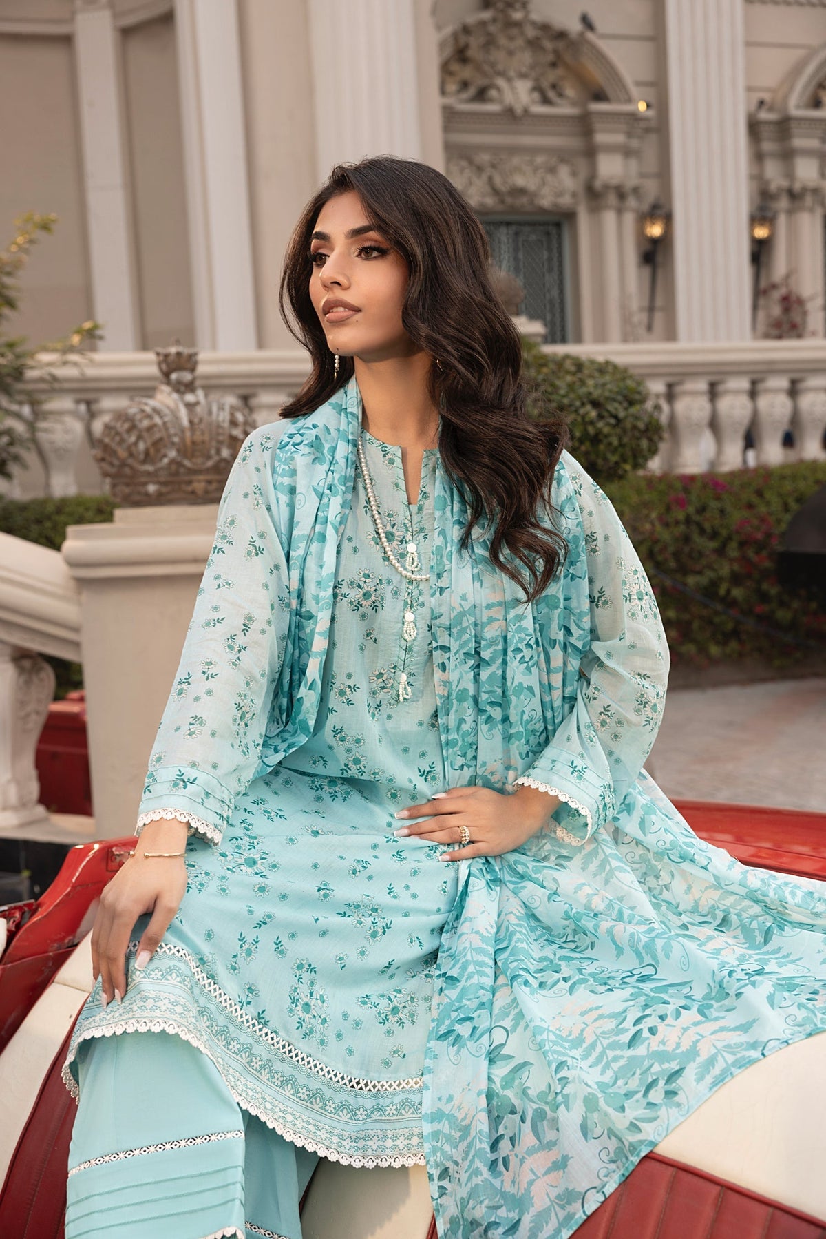 LSM | Embroidered and Printed Lawn | LG-MM-0263 by LSM - Designer Dress - Type: Ladies Clothes - Available at Libayah - 100% Original