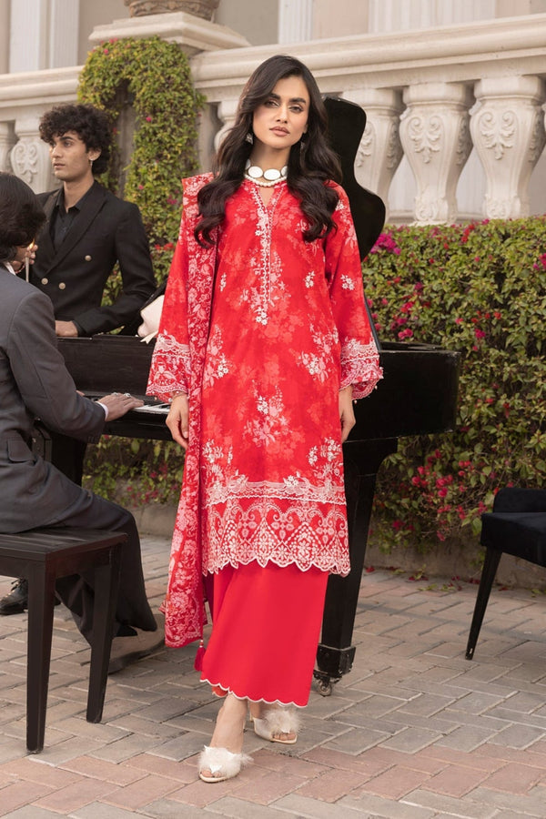 LSM | Embroidered and Printed Lawn | LG-MM-0251 by LSM - Designer Dress - Type: Ladies Clothes - Available at Libayah - 100% Original