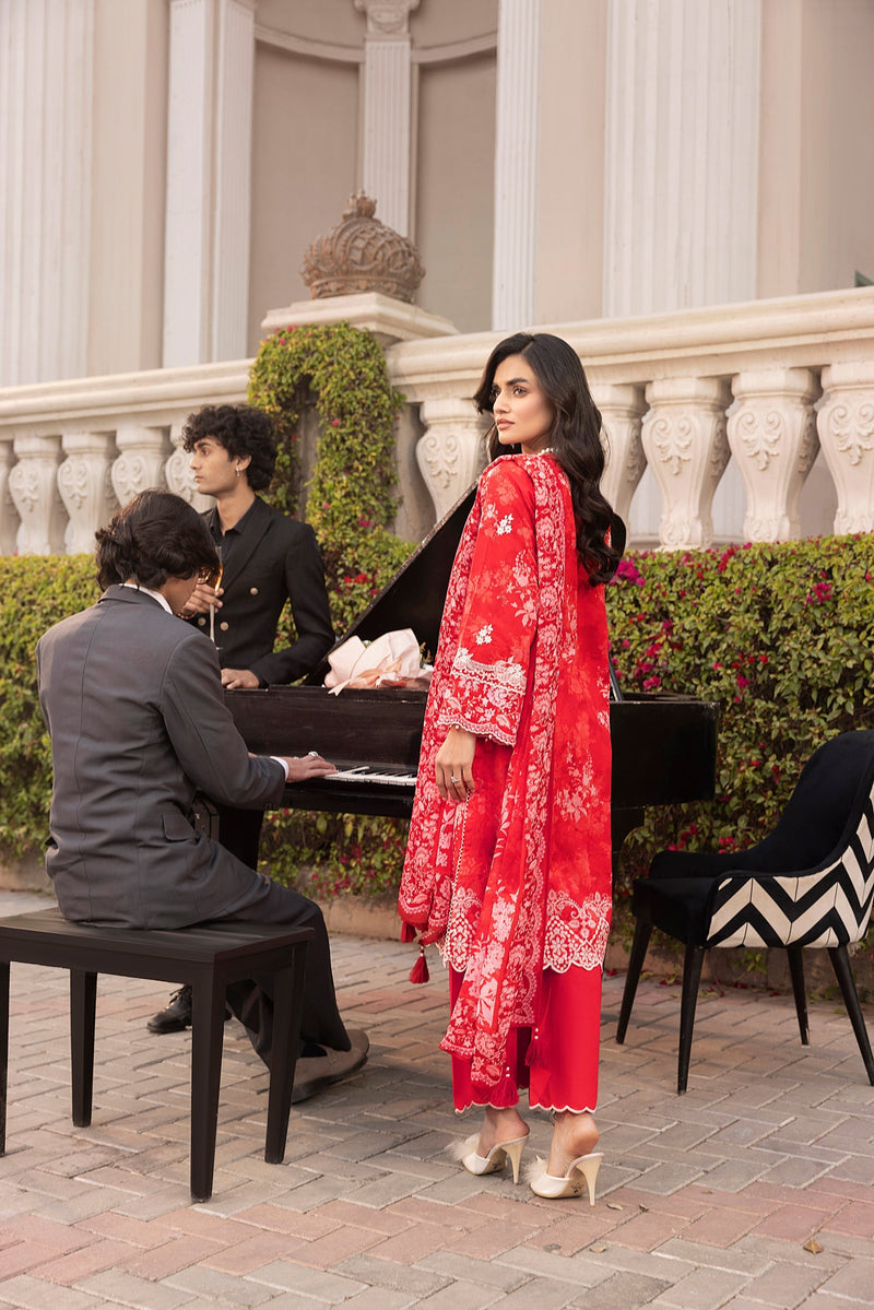 LSM | Embroidered and Printed Lawn | LG-MM-0251 by LSM - Designer Dress - Type: Ladies Clothes - Available at Libayah - 100% Original