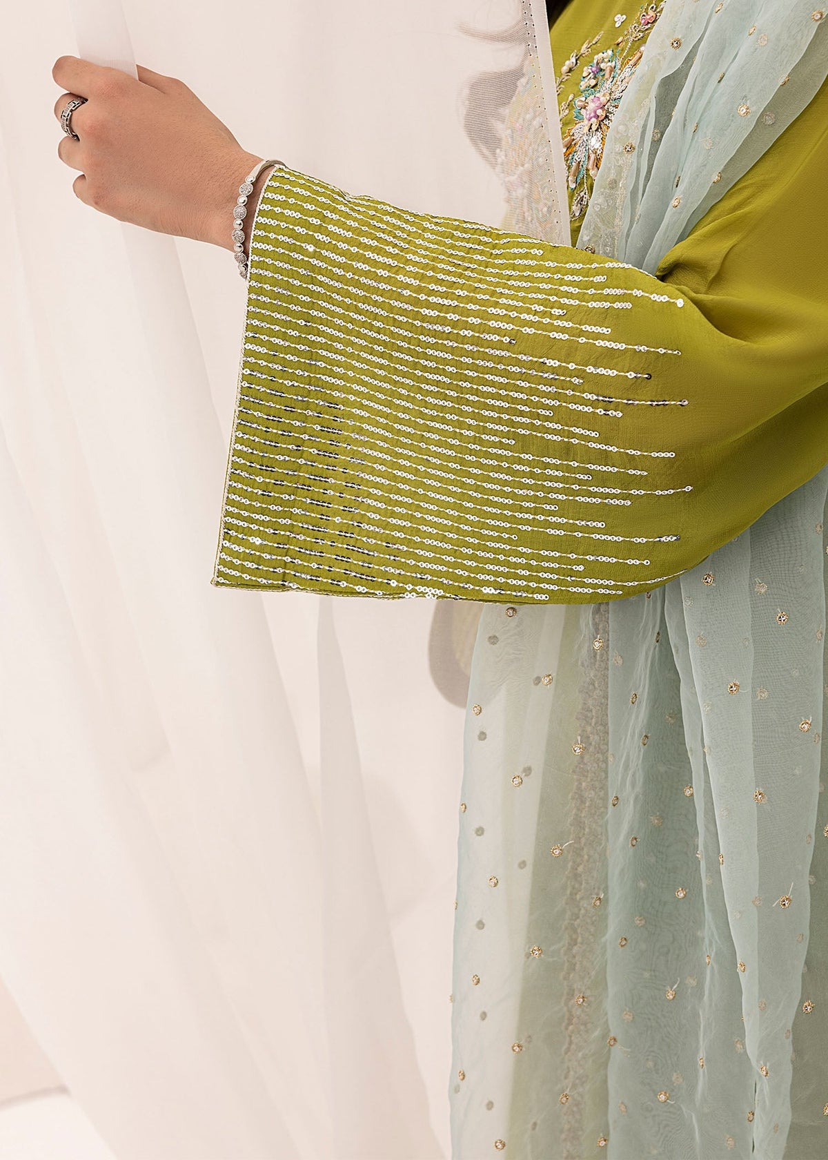 Jamnii | Silk Ivy | Lime Forest by Jamnii - Designer Dress - Type: Ladies Clothes - Available at Libayah - 100% Original