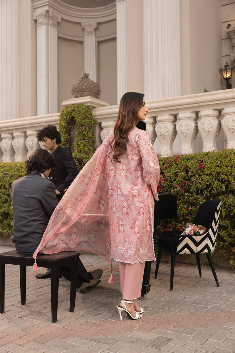 LSM | Embroidered and Printed Lawn | LG-MM-0252 by LSM - Designer Dress - Type: Ladies Clothes - Available at Libayah - 100% Original