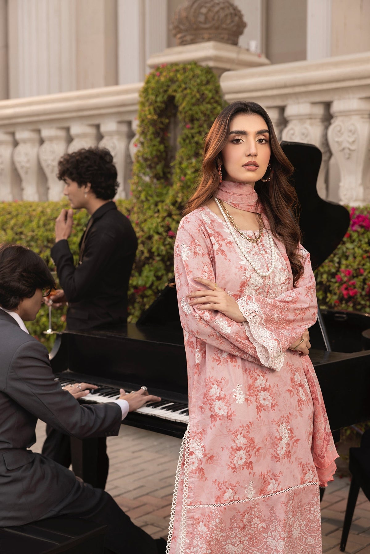 LSM | Embroidered and Printed Lawn | LG-MM-0252 by LSM - Designer Dress - Type: Ladies Clothes - Available at Libayah - 100% Original