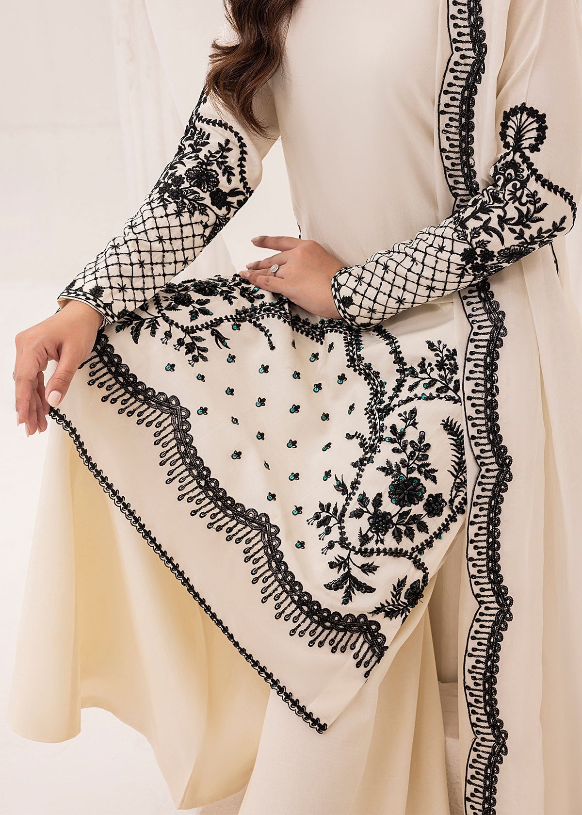 Jamnii | Silk Ivy | Noir Pearl by Jamnii - Designer Dress - Type: Ladies Clothes - Available at Libayah - 100% Original