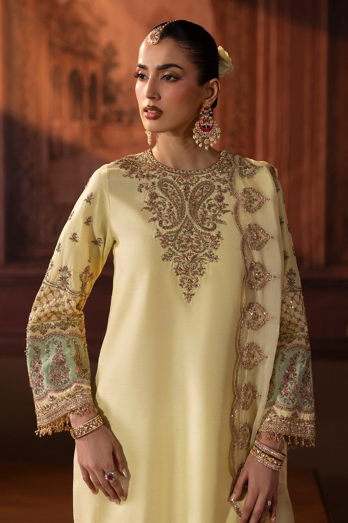 Mina Kashif | Zaib Formals | Noorani by Mina Kashif - Designer Dress  - Type : Ladies Clothes - Available at Libayah - 100% Original 