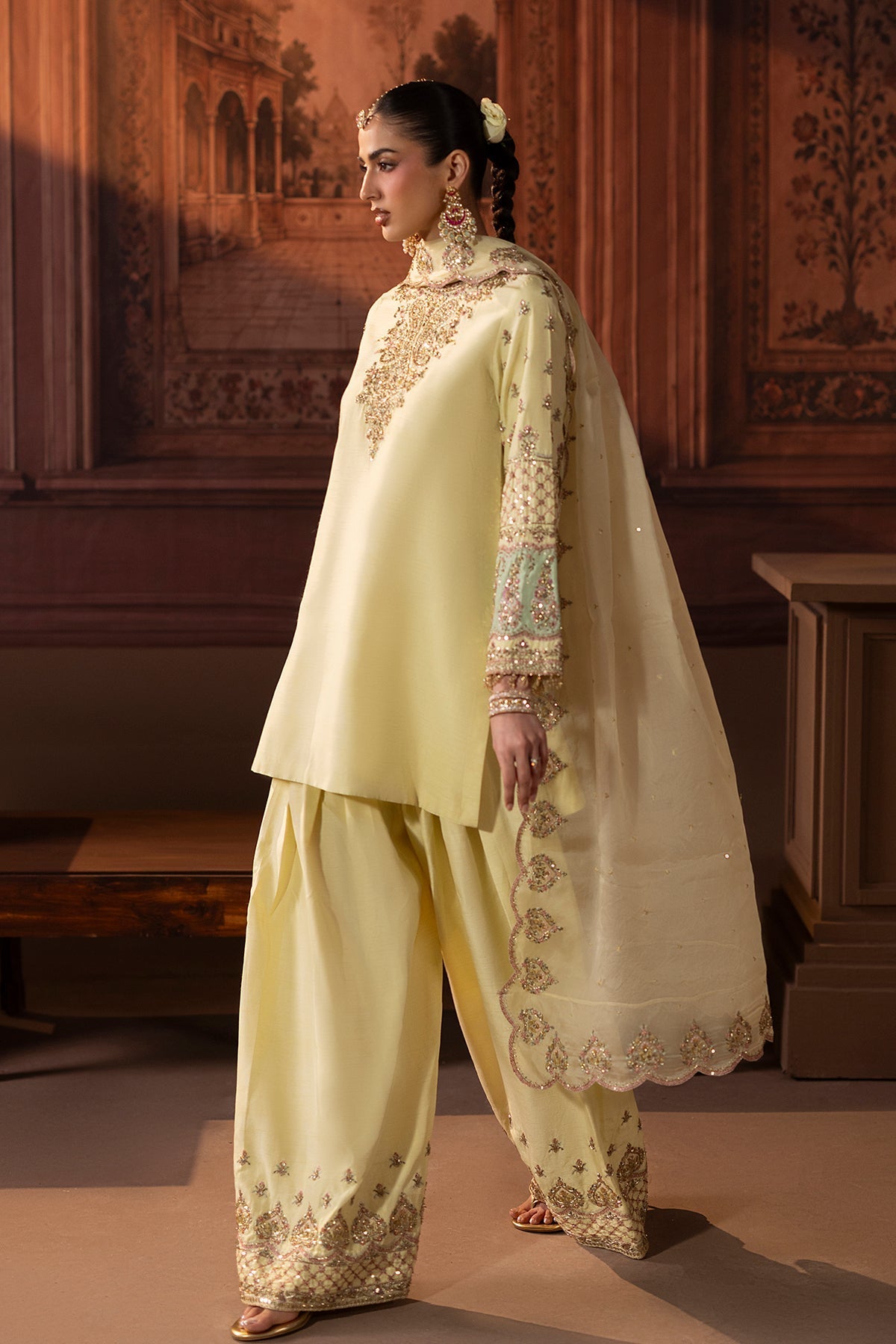 Mina Kashif | Zaib Formals | Noorani by Mina Kashif - Designer Dress  - Type : Ladies Clothes - Available at Libayah - 100% Original 