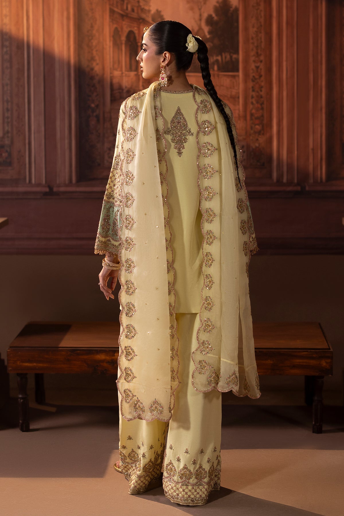 Mina Kashif | Zaib Formals | Noorani by Mina Kashif - Designer Dress  - Type : Ladies Clothes - Available at Libayah - 100% Original 