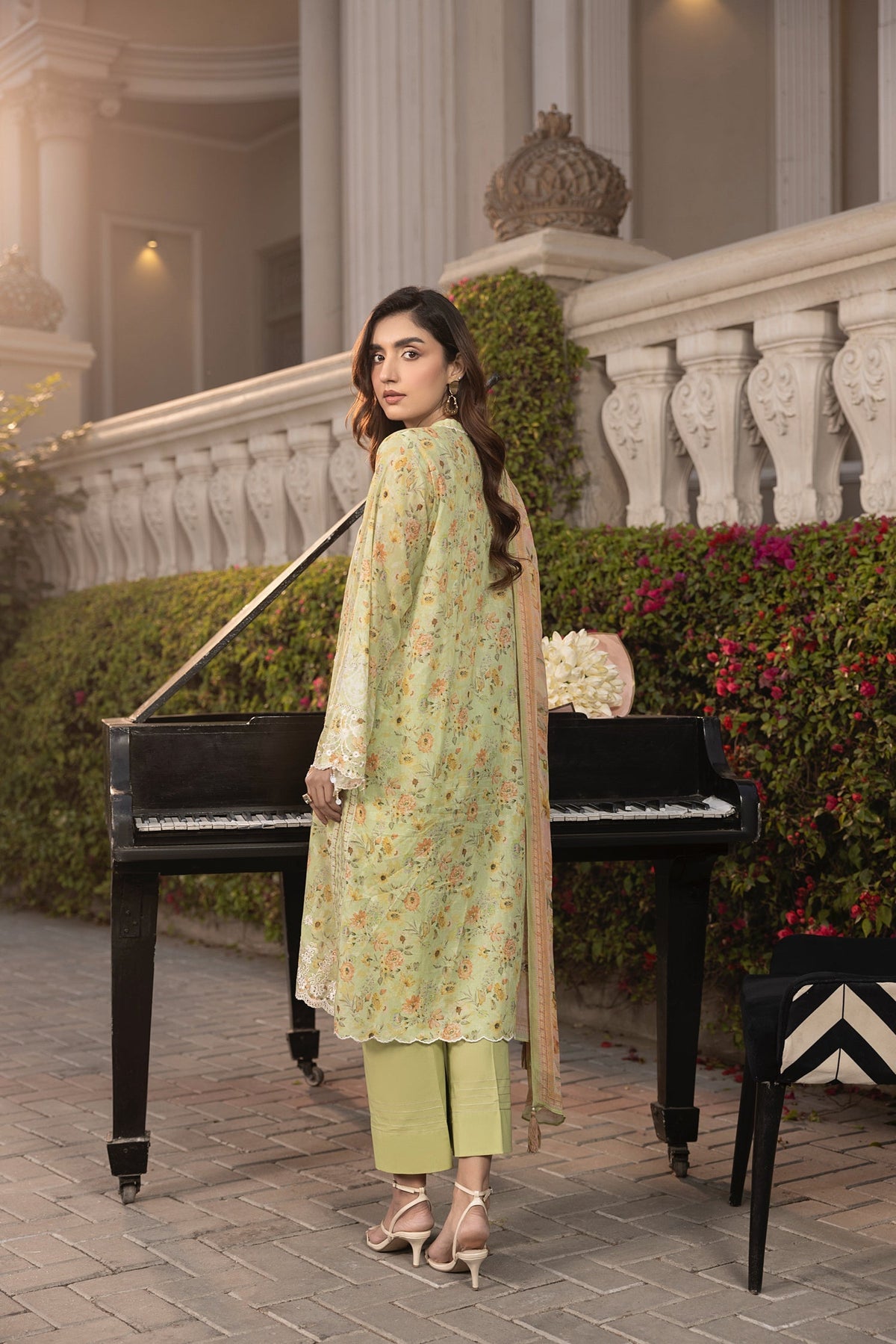 LSM | Embroidered and Printed Lawn | LG-MM-0256 by LSM - Designer Dress - Type: Ladies Clothes - Available at Libayah - 100% Original