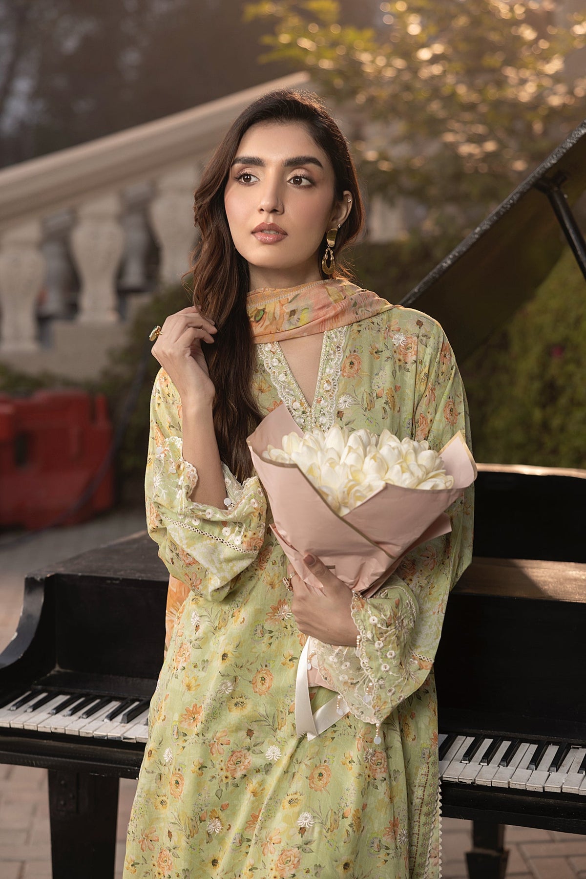 LSM | Embroidered and Printed Lawn | LG-MM-0256 by LSM - Designer Dress - Type: Ladies Clothes - Available at Libayah - 100% Original