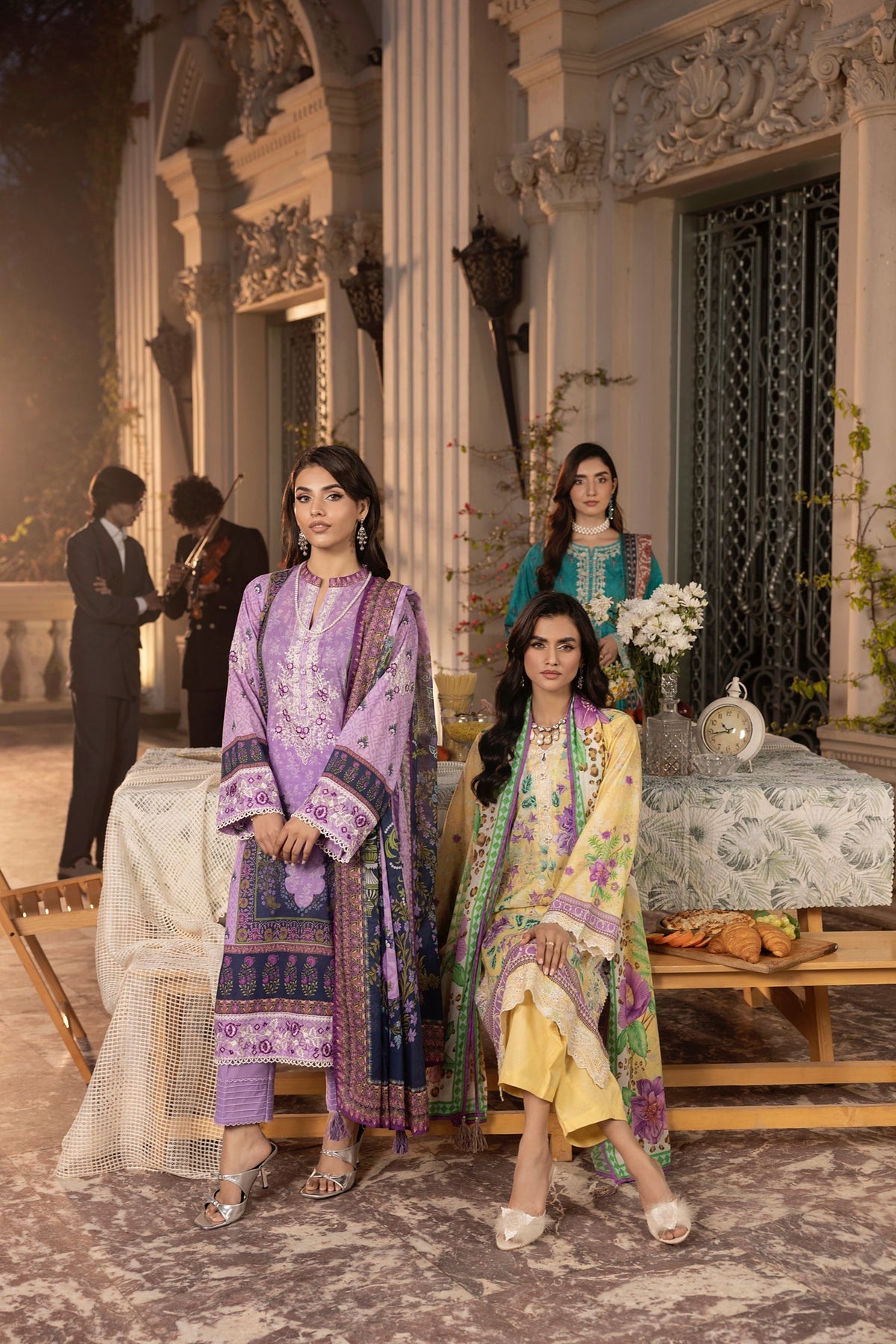 LSM | Embroidered and Printed Lawn | LG-RL-0185 by LSM - Designer Dress - Type: Ladies Clothes - Available at Libayah - 100% Original