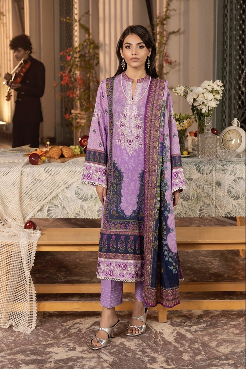 LSM | Embroidered and Printed Lawn | LG-RL-0179 by LSM - Designer Dress - Type: Ladies Clothes - Available at Libayah - 100% Original