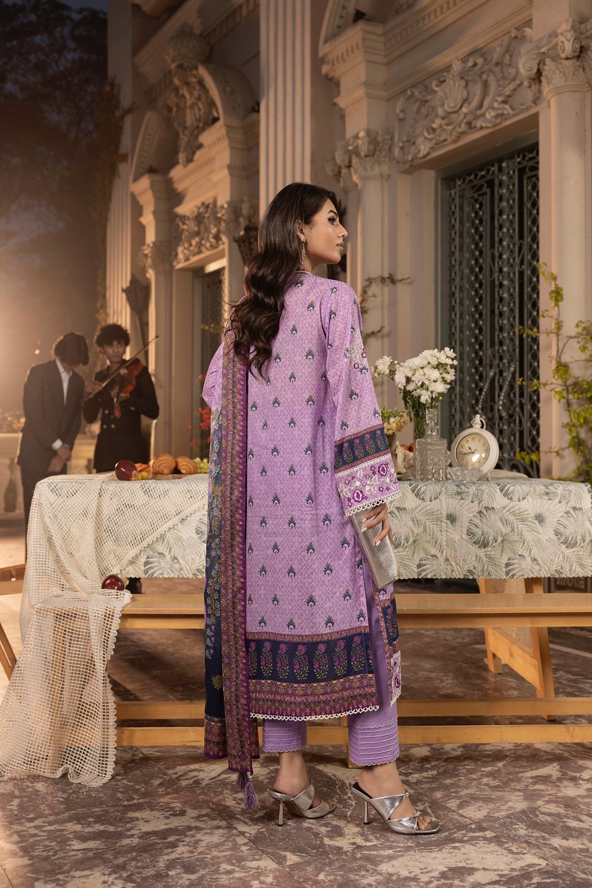 LSM | Embroidered and Printed Lawn | LG-RL-0179 by LSM - Designer Dress - Type: Ladies Clothes - Available at Libayah - 100% Original