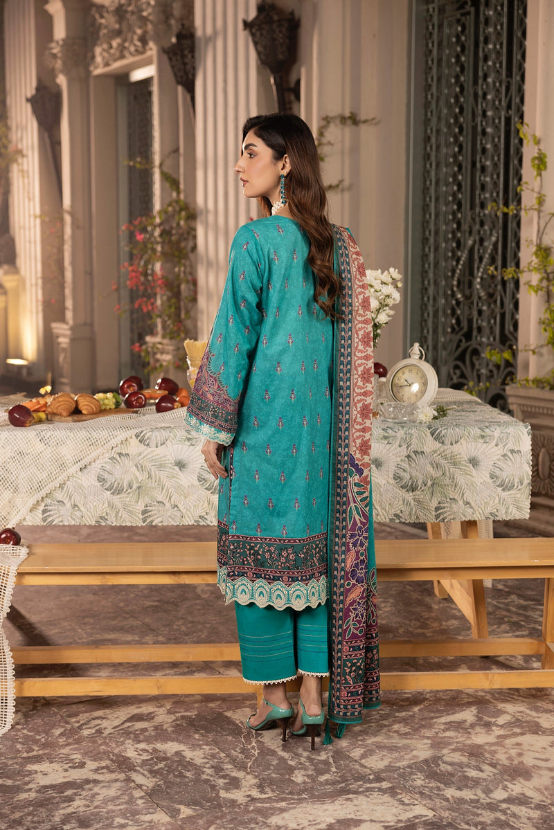 LSM | Embroidered and Printed Lawn | LG-AR-0131 by LSM - Designer Dress - Type: Ladies Clothes - Available at Libayah - 100% Original