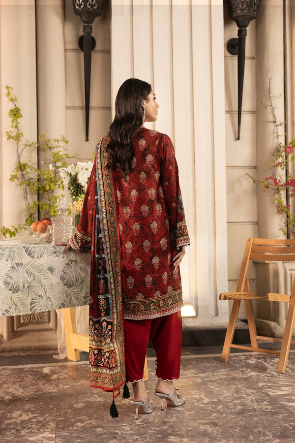 LSM | Embroidered and Printed Lawn | LG-RL-0182 by LSM - Designer Dress - Type: Ladies Clothes - Available at Libayah - 100% Original