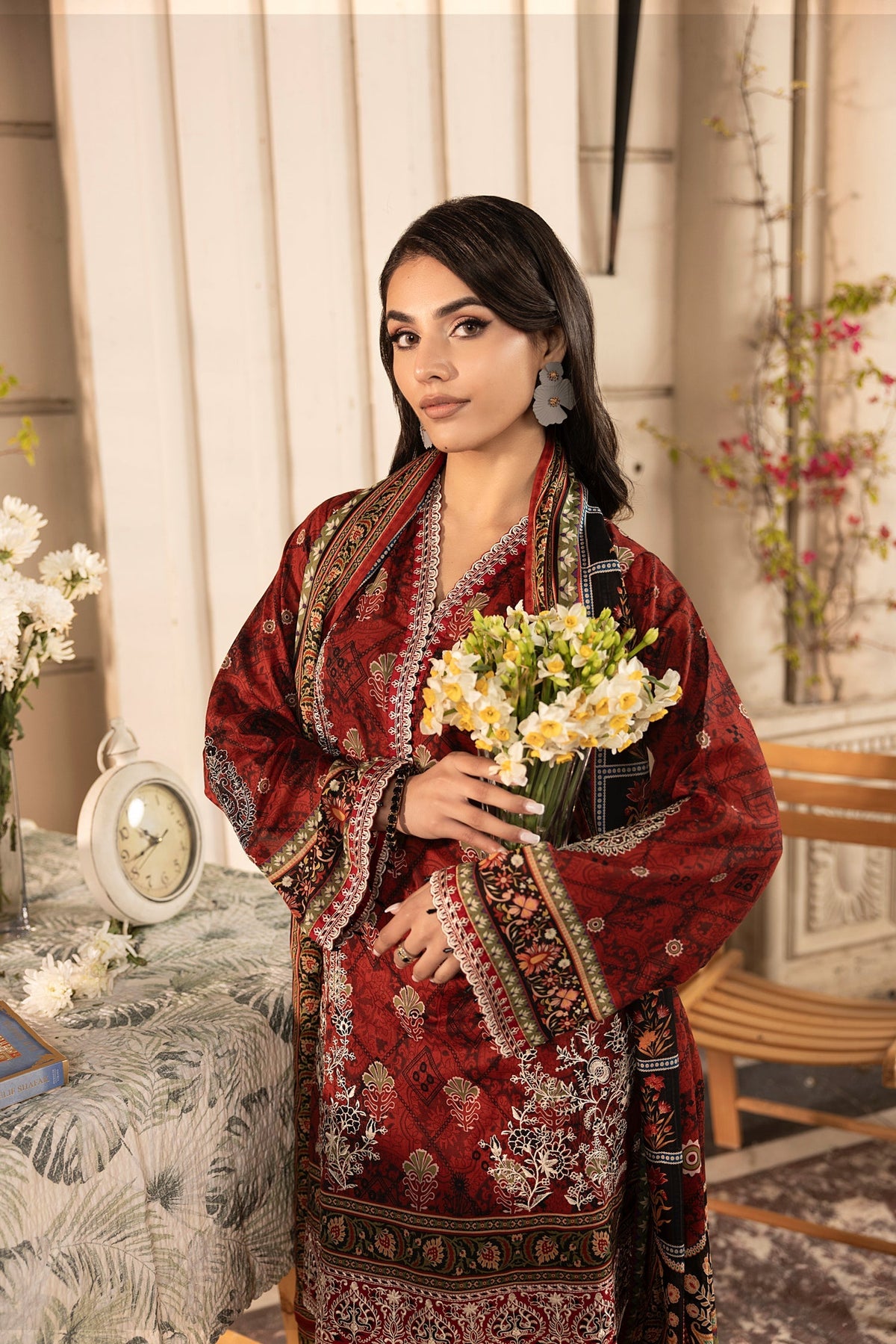 LSM | Embroidered and Printed Lawn | LG-RL-0182 by LSM - Designer Dress - Type: Ladies Clothes - Available at Libayah - 100% Original