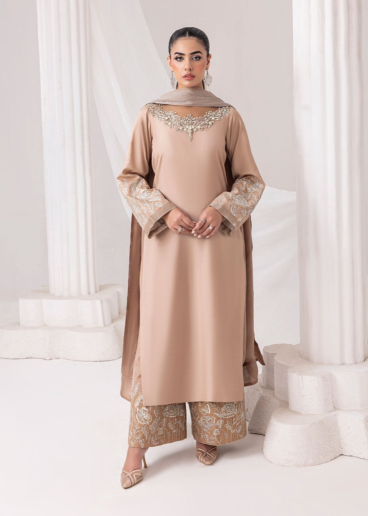 Jamnii | Silk Ivy | Desert Rose by Jamnii - Designer Dress - Type: Ladies Clothes - Available at Libayah - 100% Original