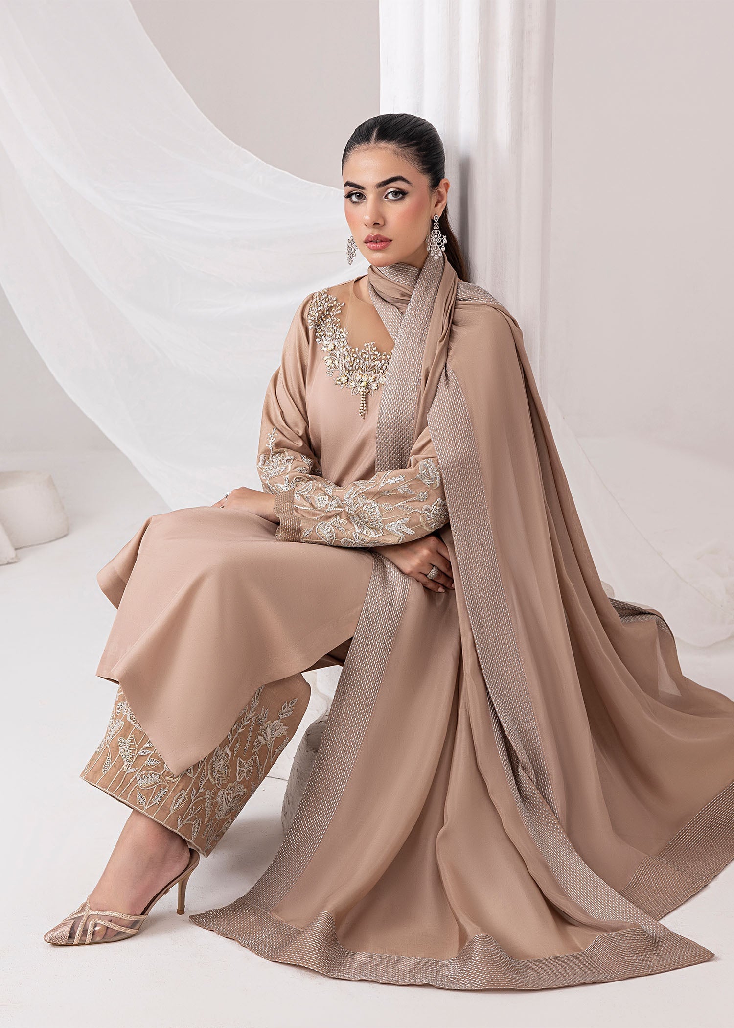 Jamnii | Silk Ivy | Desert Rose by Jamnii - Designer Dress - Type: Ladies Clothes - Available at Libayah - 100% Original