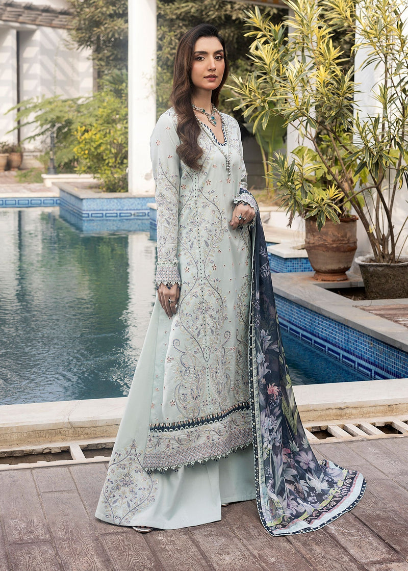 Shurooq | Luxury Lawn 25 | Evie by Shurooq - Designer Dress - Type: Ladies Clothes - Available at Libayah - 100% Original