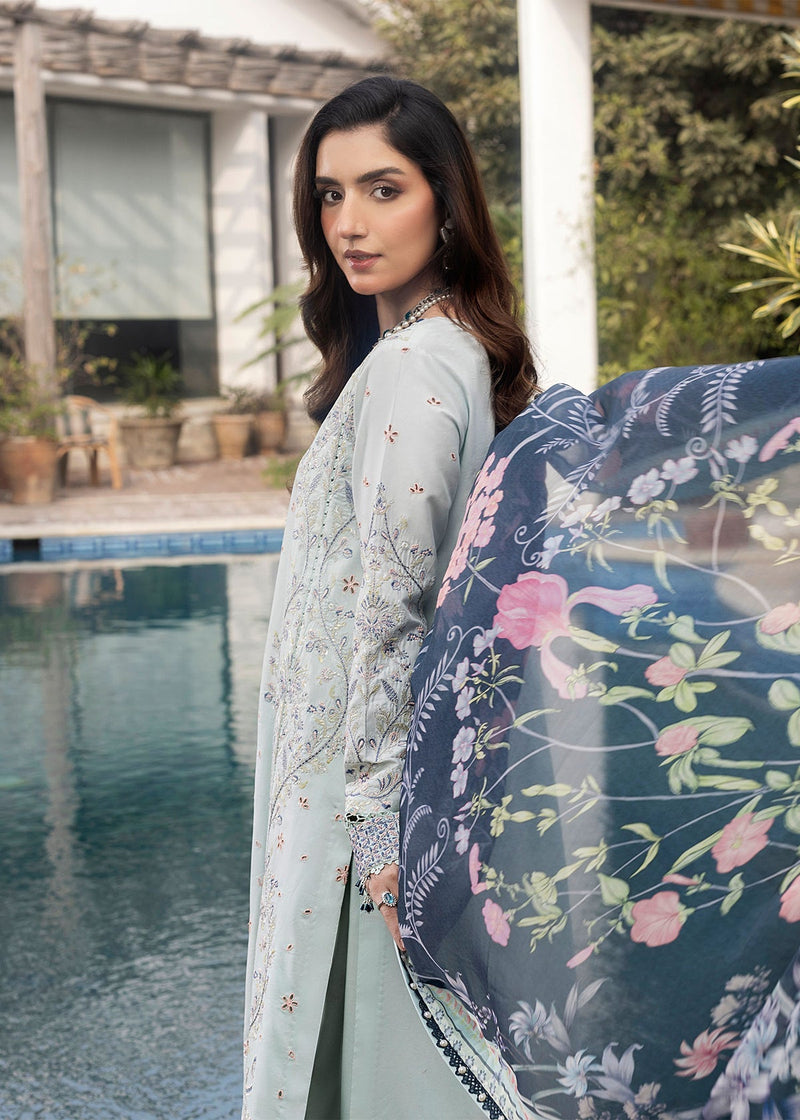 Shurooq | Luxury Lawn 25 | Evie by Shurooq - Designer Dress - Type: Ladies Clothes - Available at Libayah - 100% Original
