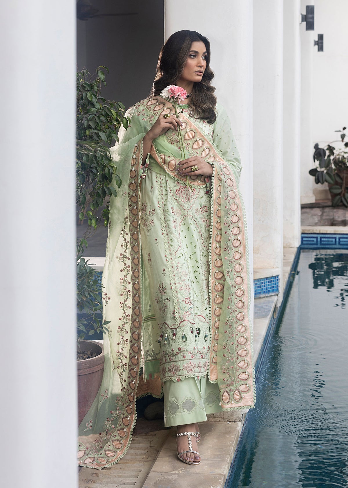 Shurooq | Luxury Lawn 25 | Amazon by Shurooq - Designer Dress - Type: Ladies Clothes - Available at Libayah - 100% Original