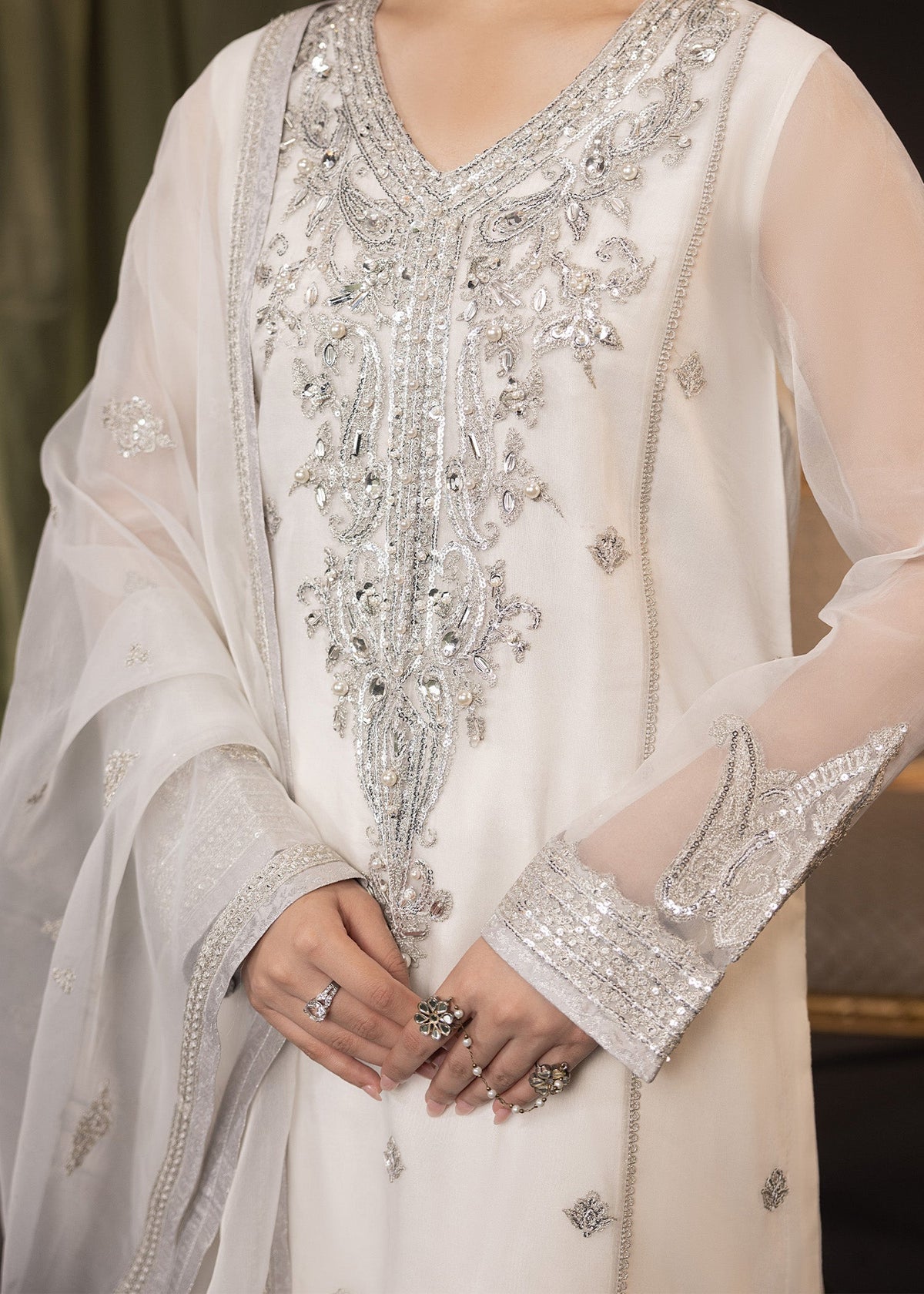 Shurooq | Garden of Dream | Jasmine by Shurooq - Designer Dress - Type: Ladies Clothes - Available at Libayah - 100% Original