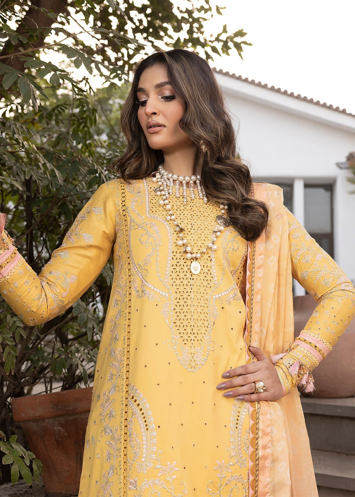 Shurooq | Luxury Lawn 25 | Abigail by Shurooq - Designer Dress - Type: Ladies Clothes - Available at Libayah - 100% Original