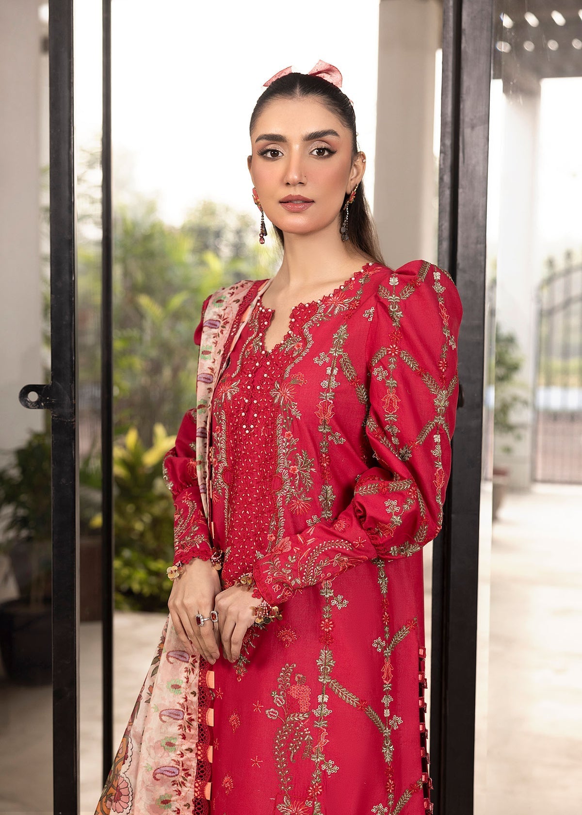 Shurooq | Luxury Lawn 25 | Lina by Shurooq - Designer Dress - Type: Ladies Clothes - Available at Libayah - 100% Original