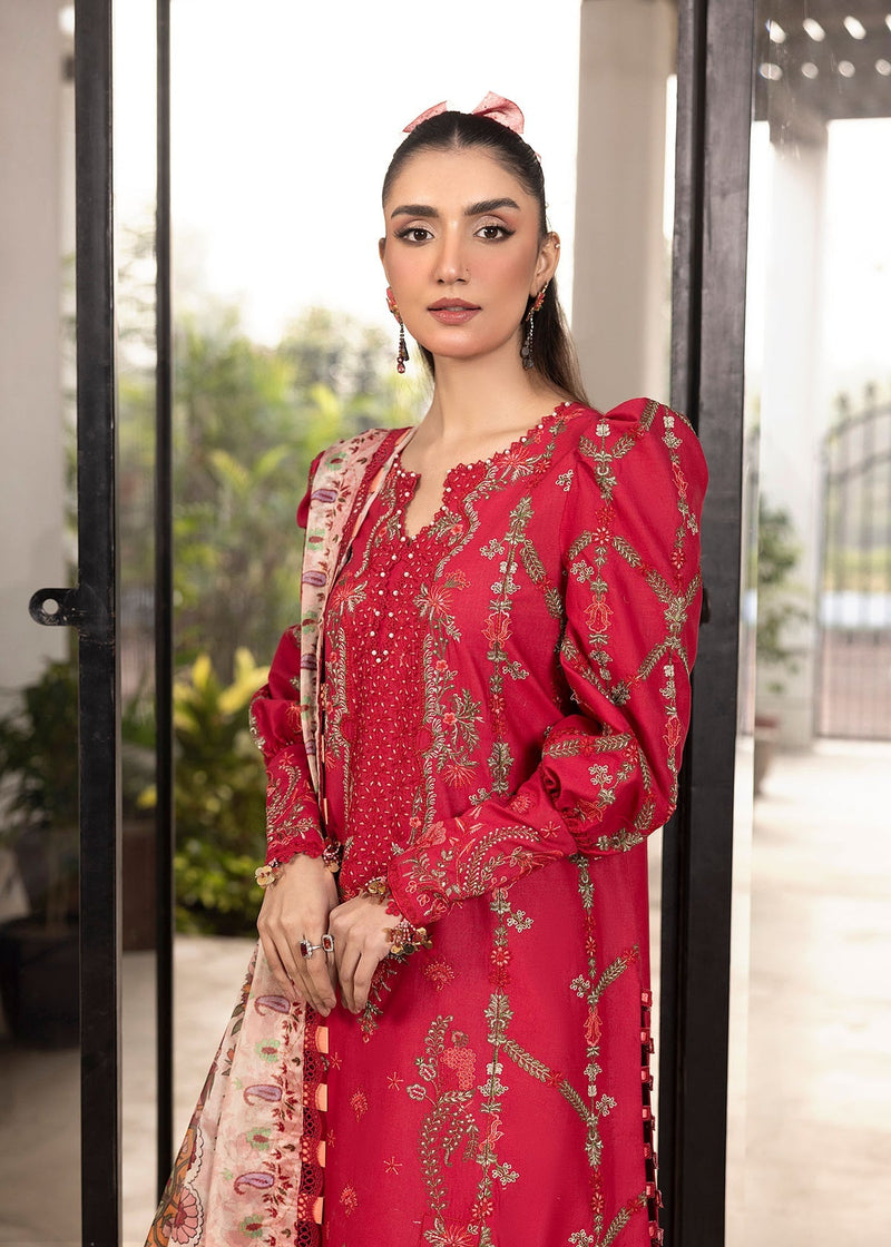 Shurooq | Luxury Lawn 25 | Lina by Shurooq - Designer Dress - Type: Ladies Clothes - Available at Libayah - 100% Original