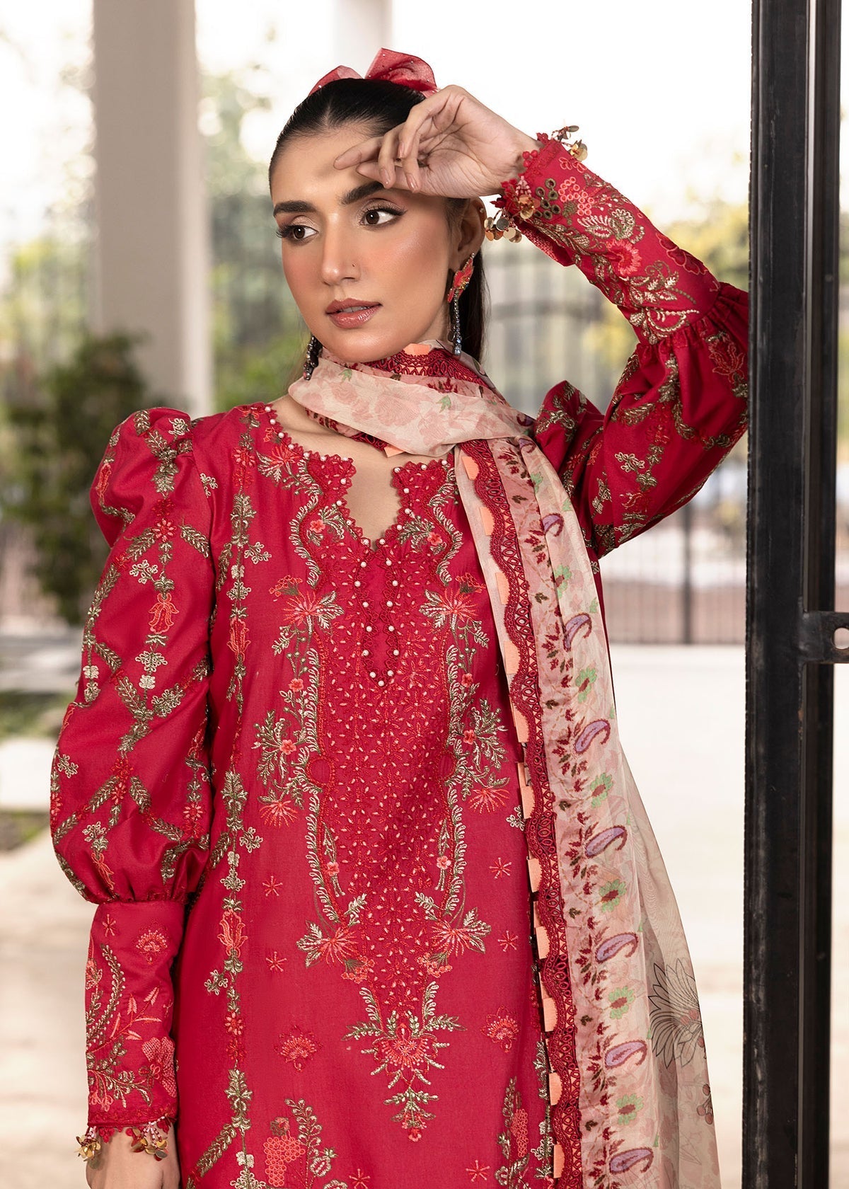 Shurooq | Luxury Lawn 25 | Lina by Shurooq - Designer Dress - Type: Ladies Clothes - Available at Libayah - 100% Original