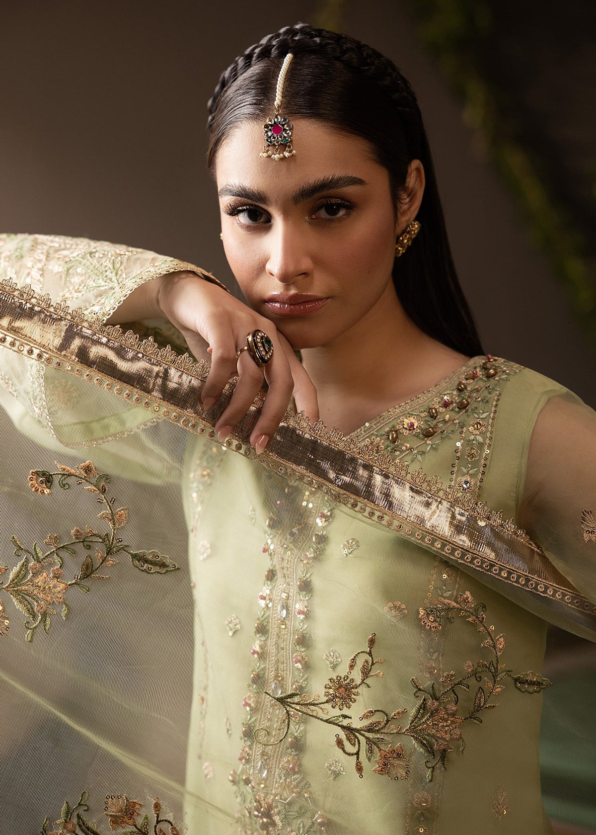 Shurooq | Garden of Dream | Verde by Shurooq - Designer Dress - Type: Ladies Clothes - Available at Libayah - 100% Original