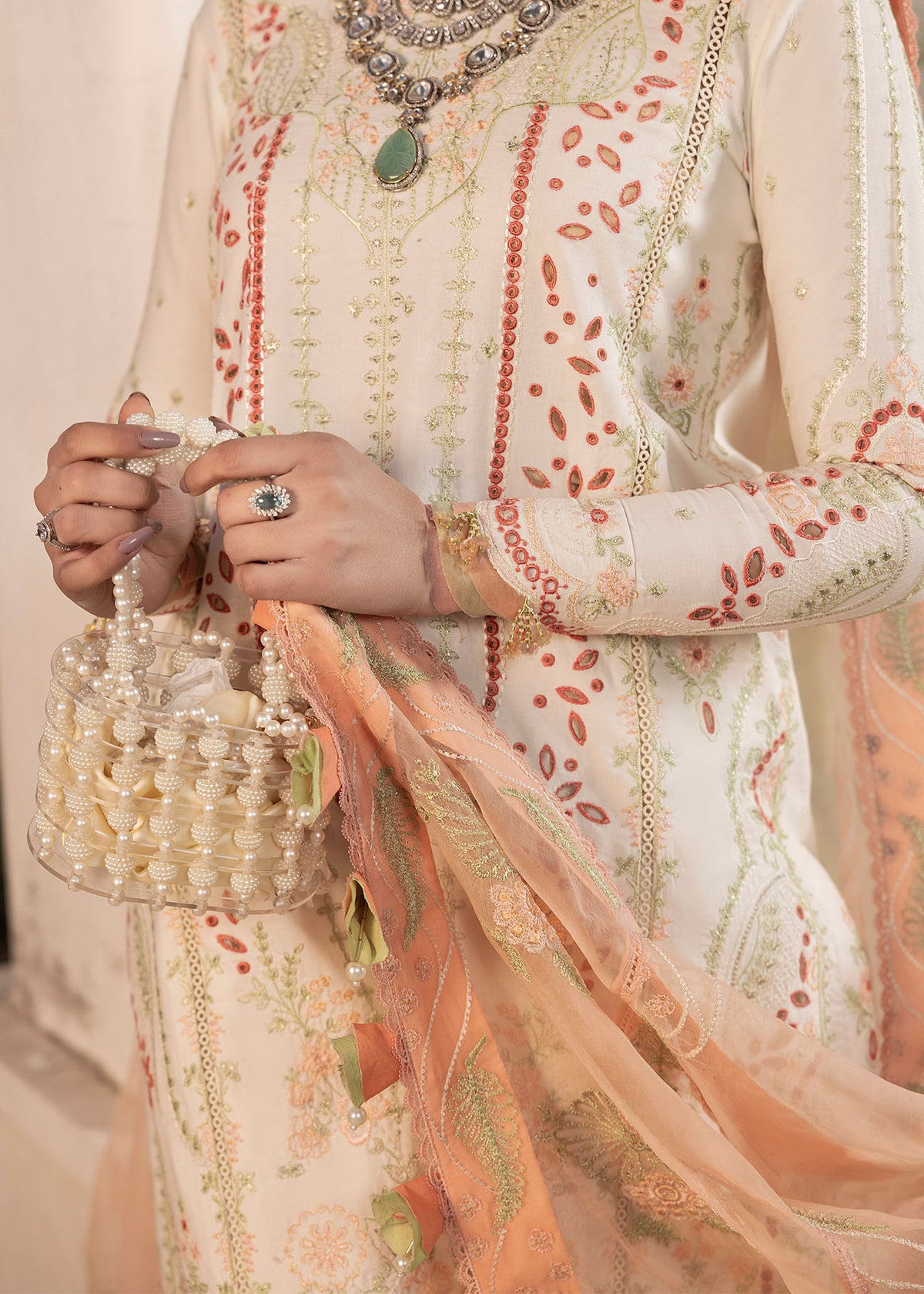 Shurooq | Luxury Lawn 25 | Nora by Shurooq - Designer Dress - Type: Ladies Clothes - Available at Libayah - 100% Original