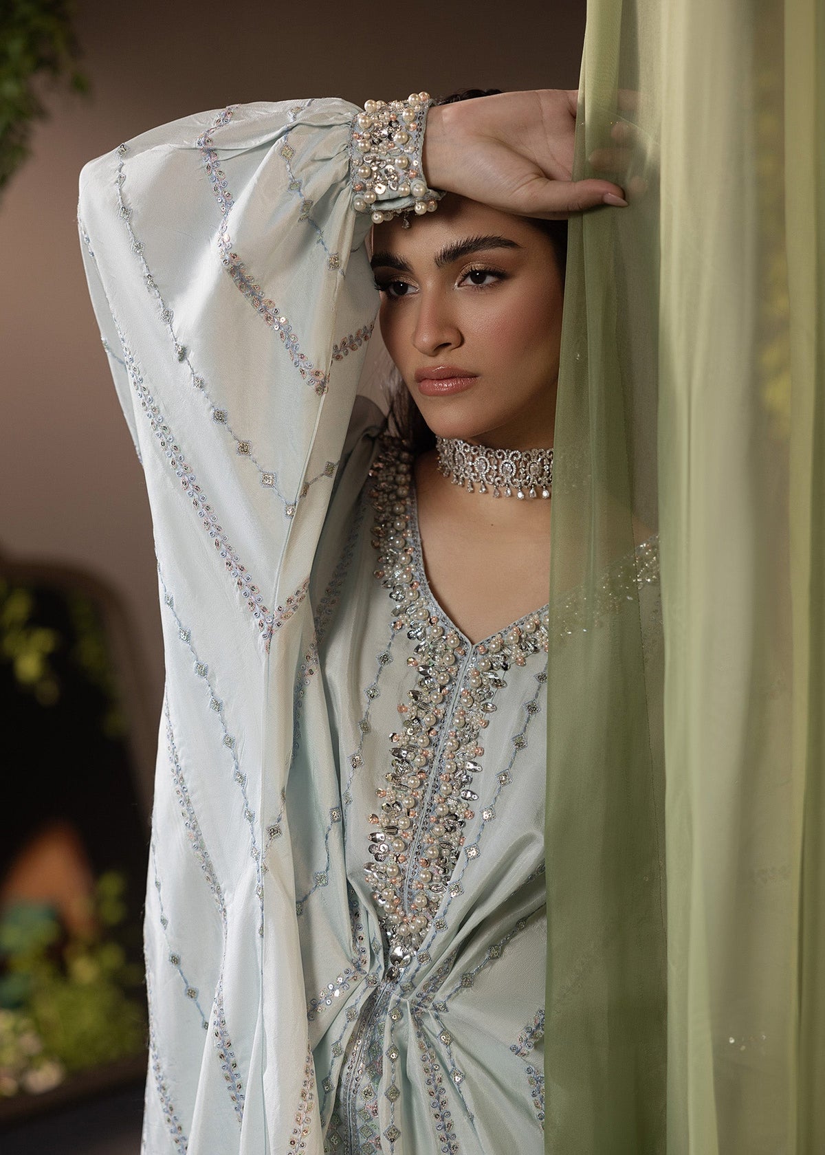 Shurooq | Garden of Dream | Frost by Shurooq - Designer Dress - Type: Ladies Clothes - Available at Libayah - 100% Original