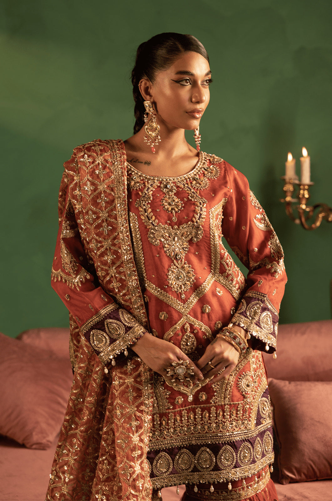 Diara Couture | Tabeer Wedding Formals | ZONAISHA by Diara Couture - Designer Dress - Type: Ladies Clothes - Available at Libayah - 100% Original