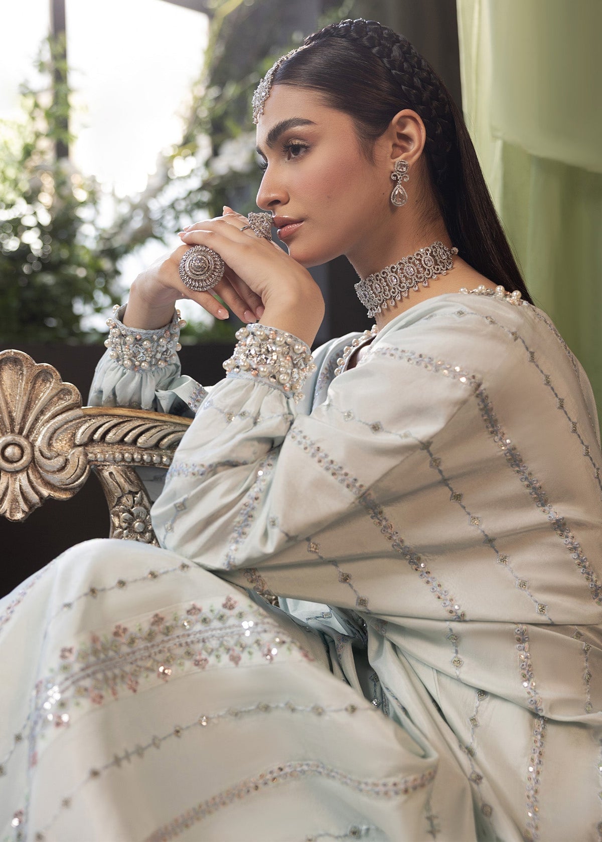 Shurooq | Garden of Dream | Frost by Shurooq - Designer Dress - Type: Ladies Clothes - Available at Libayah - 100% Original
