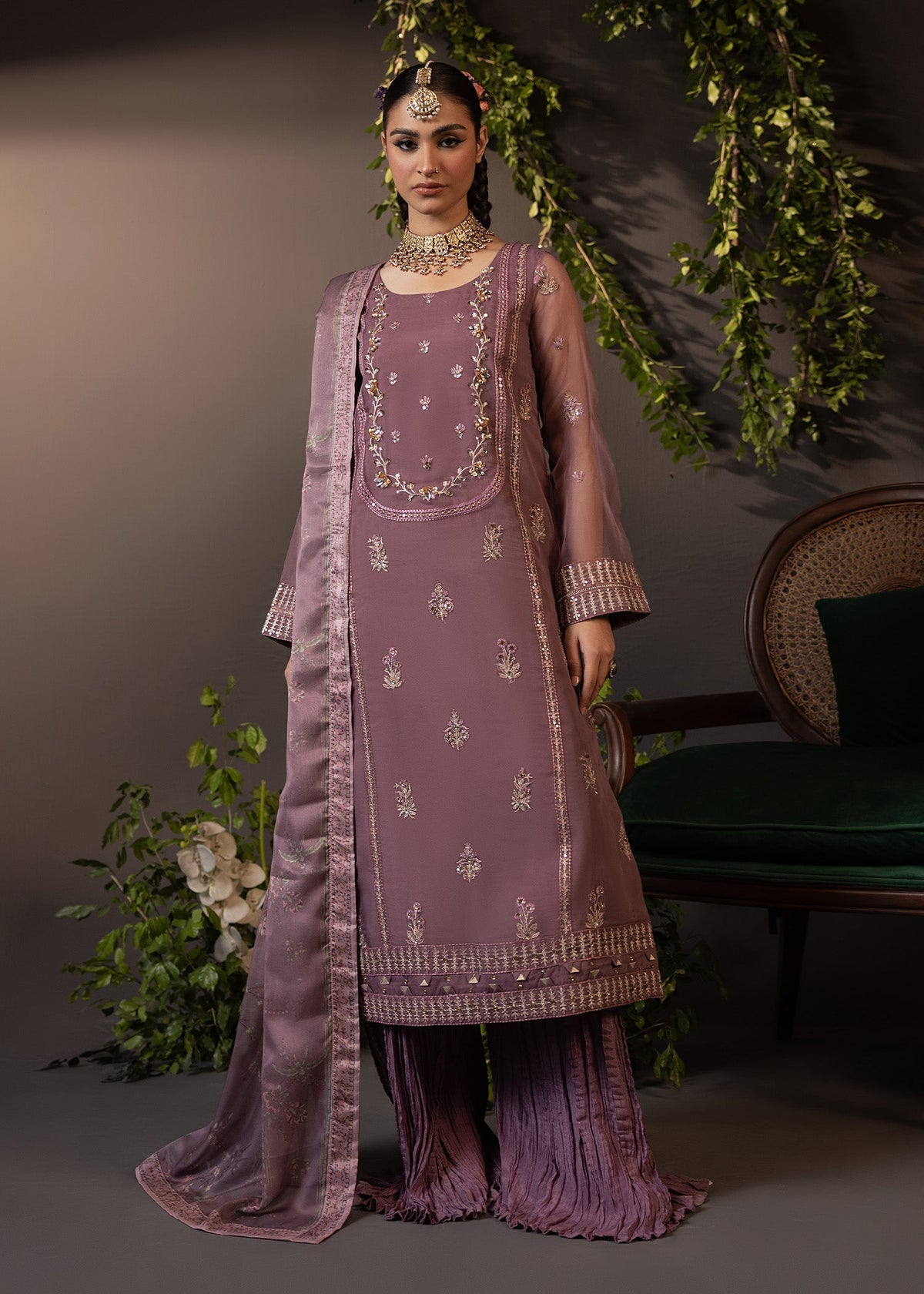 Shurooq | Garden of Dream | Lily by Shurooq - Designer Dress - Type: Ladies Clothes - Available at Libayah - 100% Original