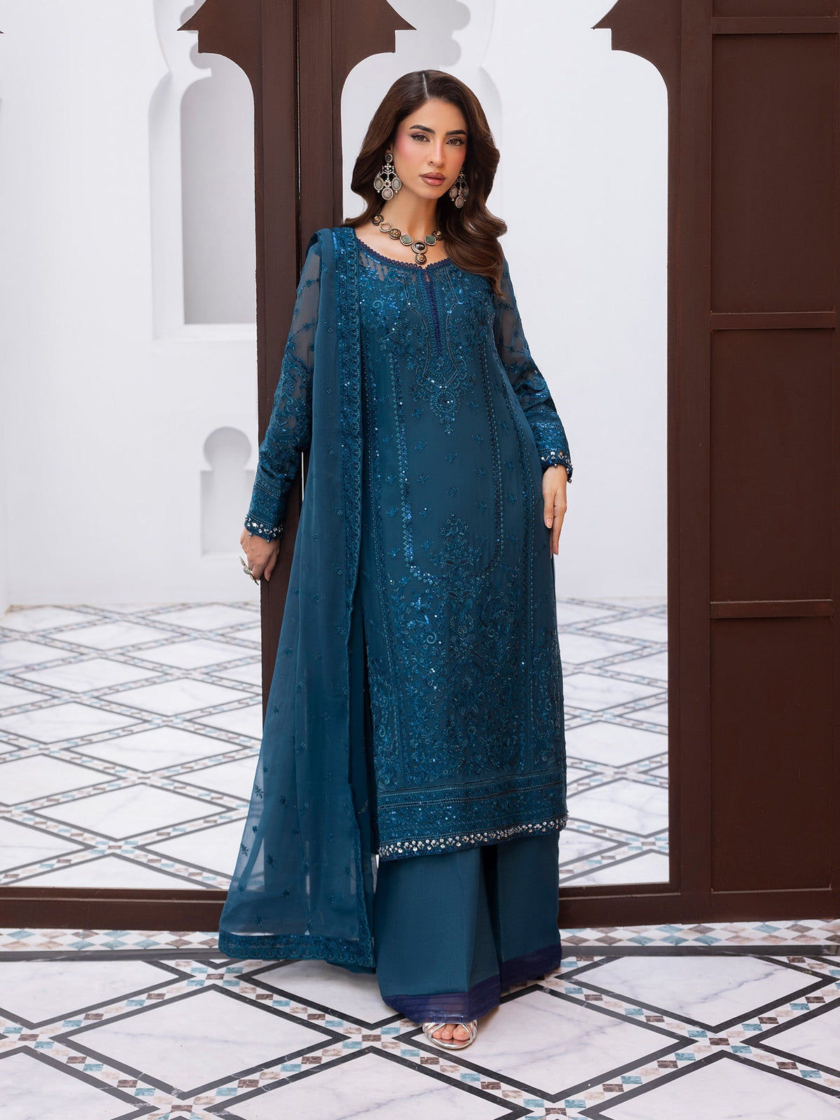 Afrozeh | Basic Pret 26 RTW | NACRE by Afrozeh - Designer Dress  - Type : Ladies Clothes - Available at Libayah - 100% Original 