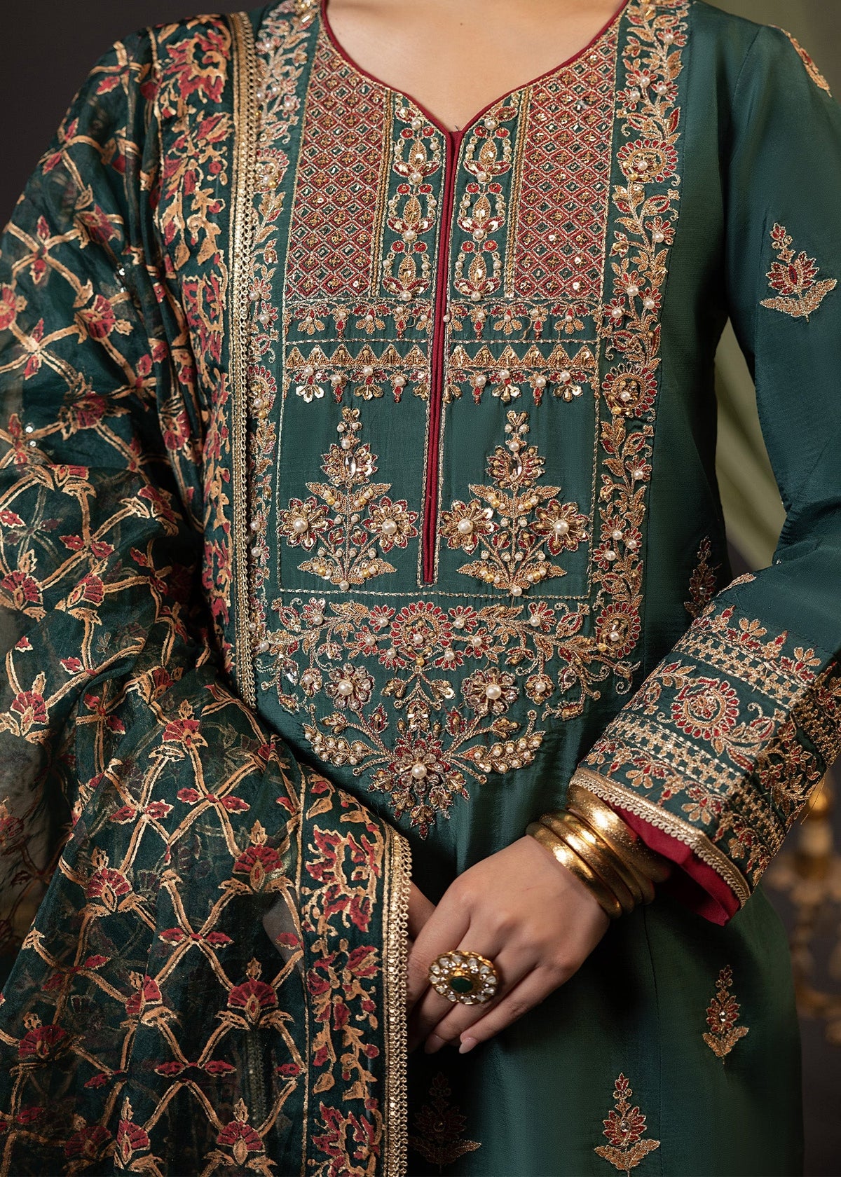 Shurooq | Garden of Dream | Dalaila by Shurooq - Designer Dress - Type: Ladies Clothes - Available at Libayah - 100% Original