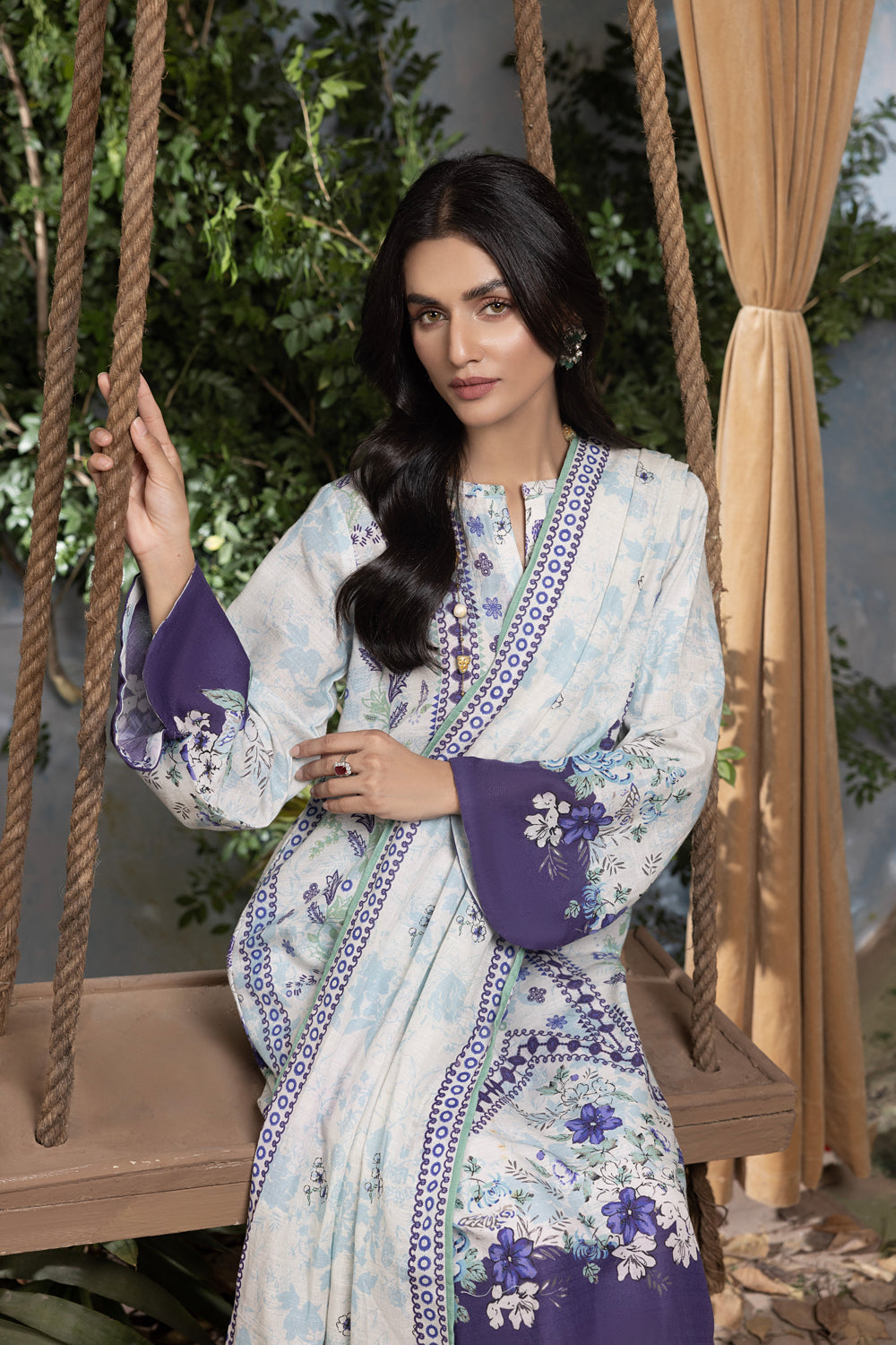 LSM | Cashmi Vool 24 | KARANDI LK-54 by LSM - Designer Dress - Type: Ladies Clothes - Available at Libayah - 100% Original