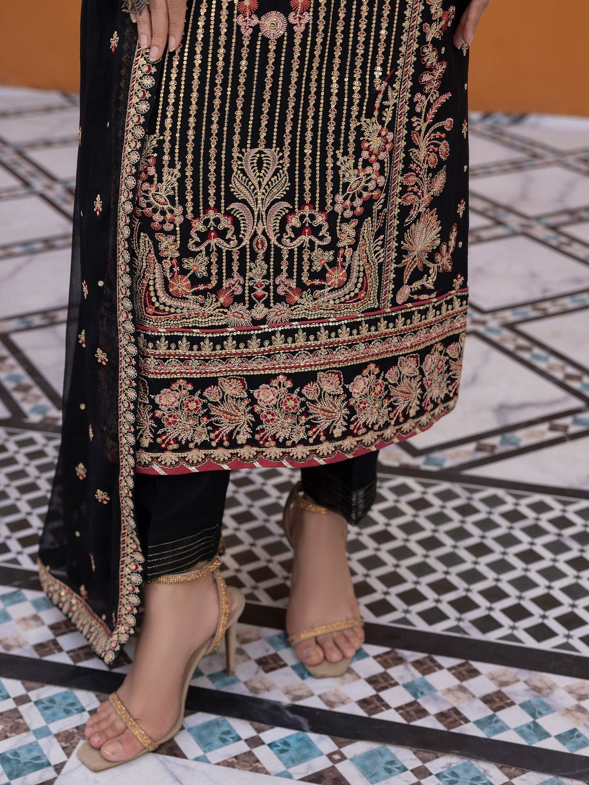 Afrozeh | Basic Pret 26 RTW | NACRE by Afrozeh - Designer Dress  - Type : Ladies Clothes - Available at Libayah - 100% Original 