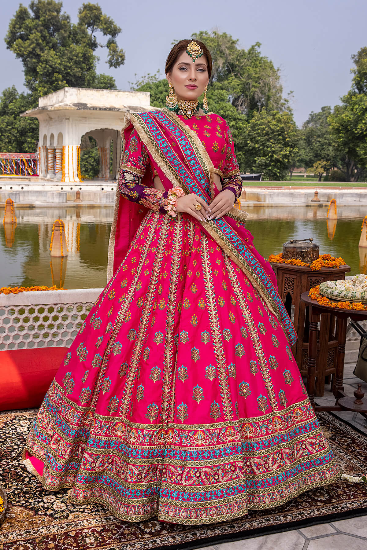 Mina Kashif | Wedding Formals | Aabroo by Mina Kashif - Designer Dress - Type: Bridal - Available at Libayah - 100% Original