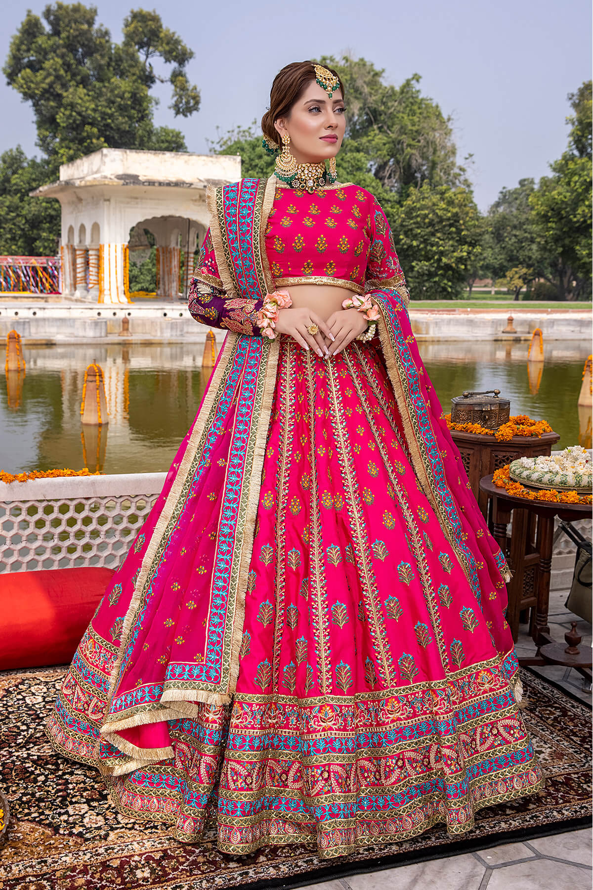 Mina Kashif | Wedding Formals | Aabroo by Mina Kashif - Designer Dress - Type: Bridal - Available at Libayah - 100% Original