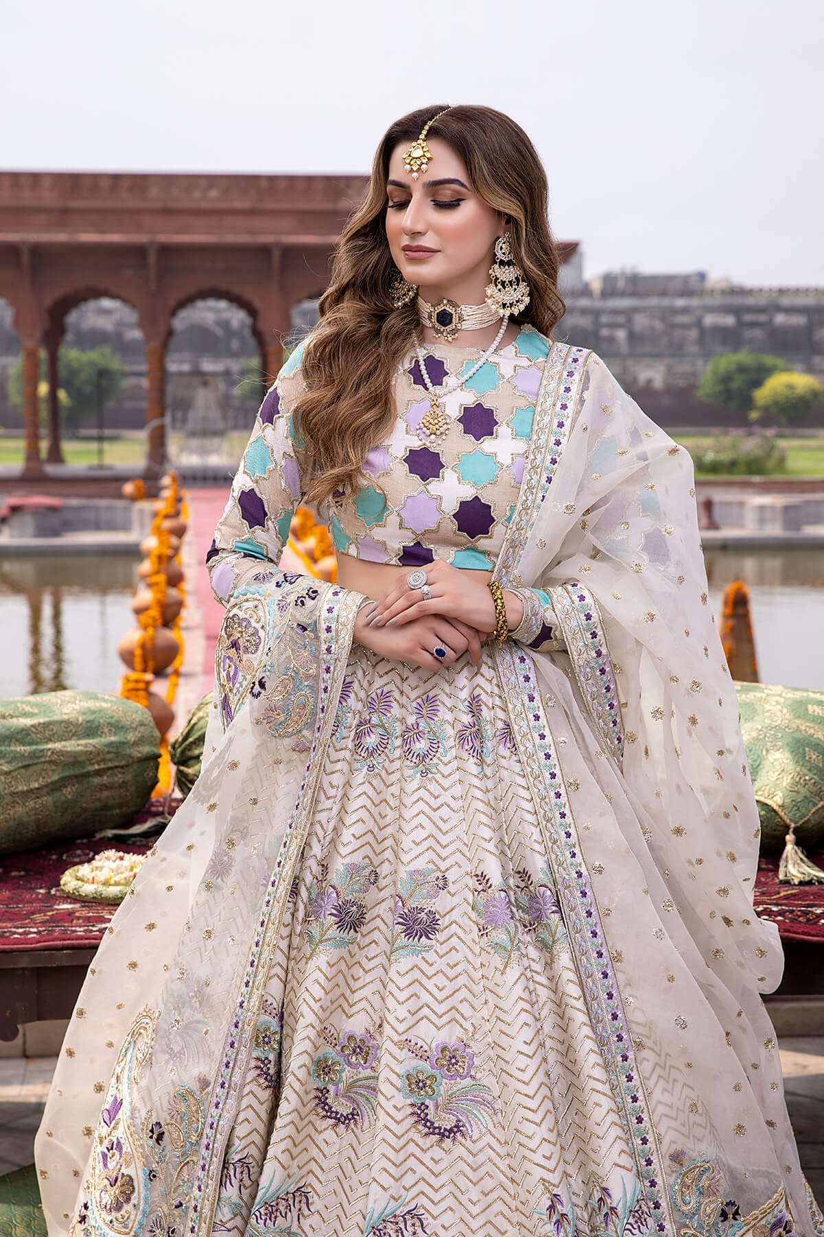 Mina Kashif | Wedding Formals | Aaliyah by Mina Kashif - Designer Dress - Type: Bridal - Available at Libayah - 100% Original