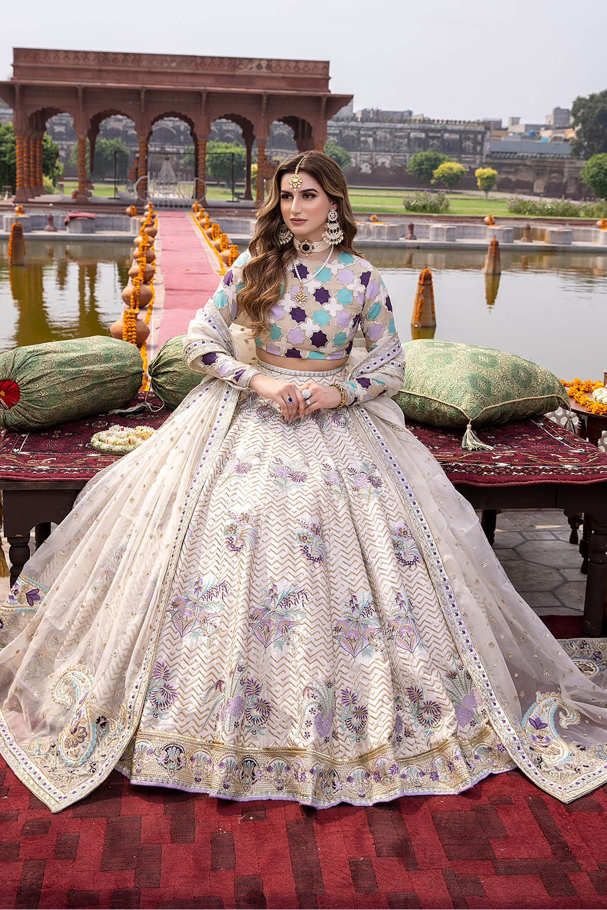 Mina Kashif | Wedding Formals | Aaliyah by Mina Kashif - Designer Dress - Type: Bridal - Available at Libayah - 100% Original