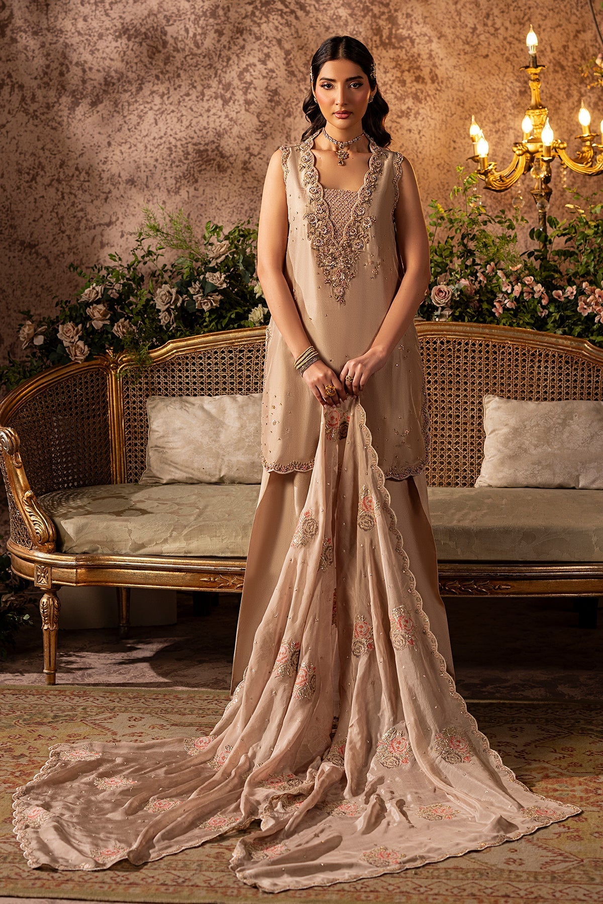 Mina Kashif | Loona Lawn 25 | Garnet by Mina Kashif - Designer Dress - Type: Ladies Clothes - Available at Libayah - 100% Original