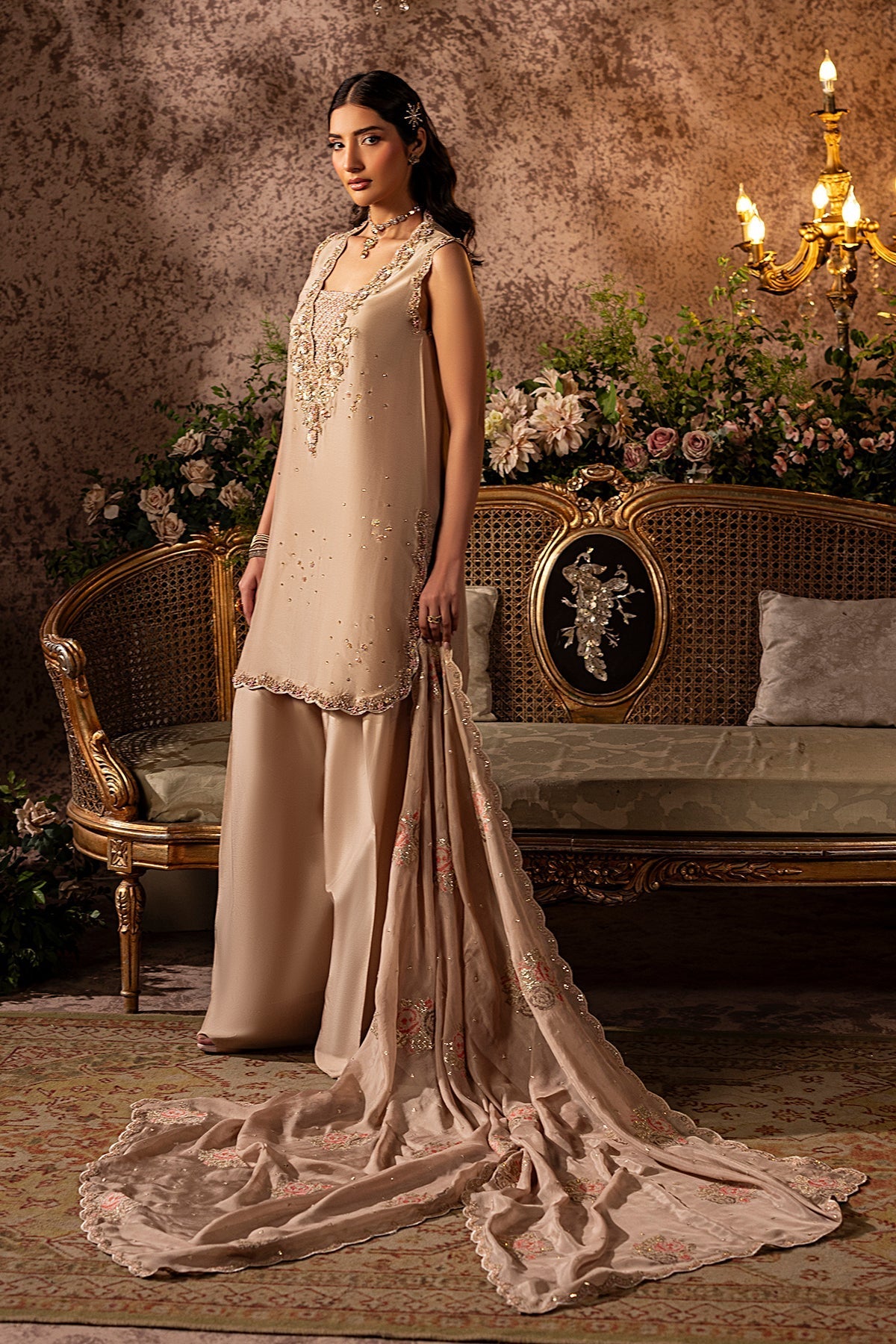 Mina Kashif | Loona Lawn 25 | Garnet by Mina Kashif - Designer Dress - Type: Ladies Clothes - Available at Libayah - 100% Original