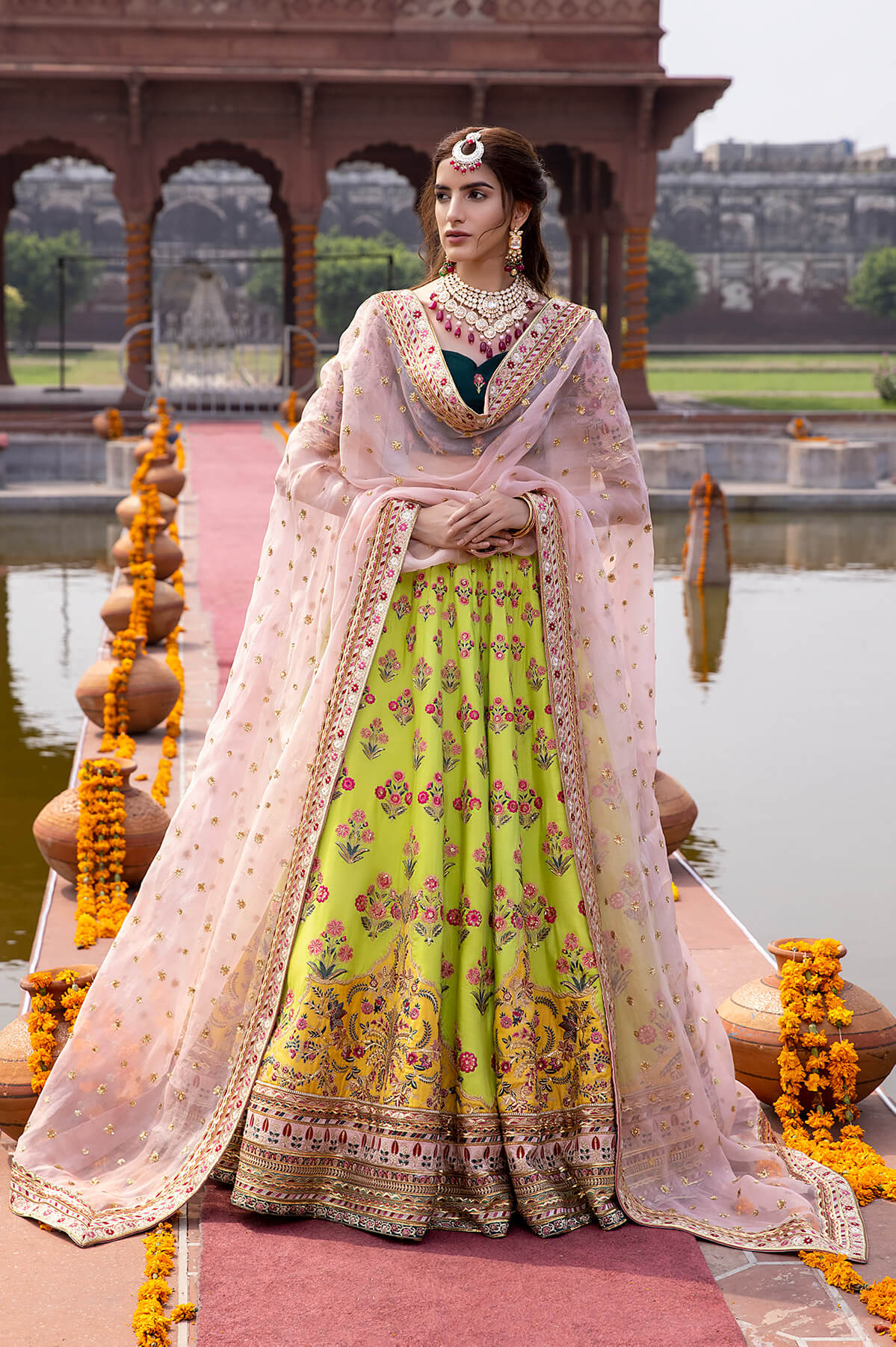 Mina Kashif | Wedding Formals | Rangde by Mina Kashif - Designer Dress - Type: Bridal - Available at Libayah - 100% Original