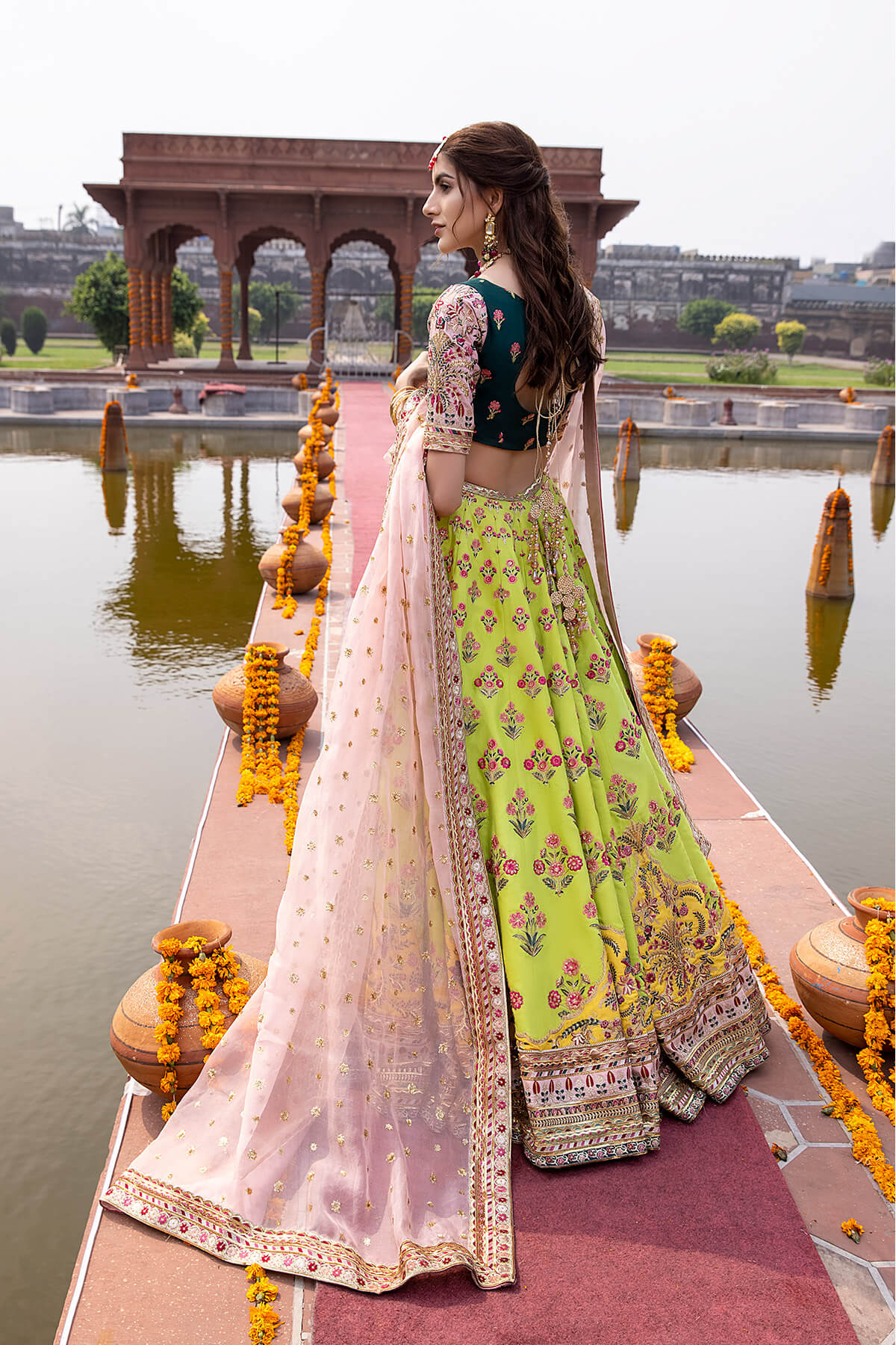 Mina Kashif | Wedding Formals | Rangde by Mina Kashif - Designer Dress - Type: Bridal - Available at Libayah - 100% Original